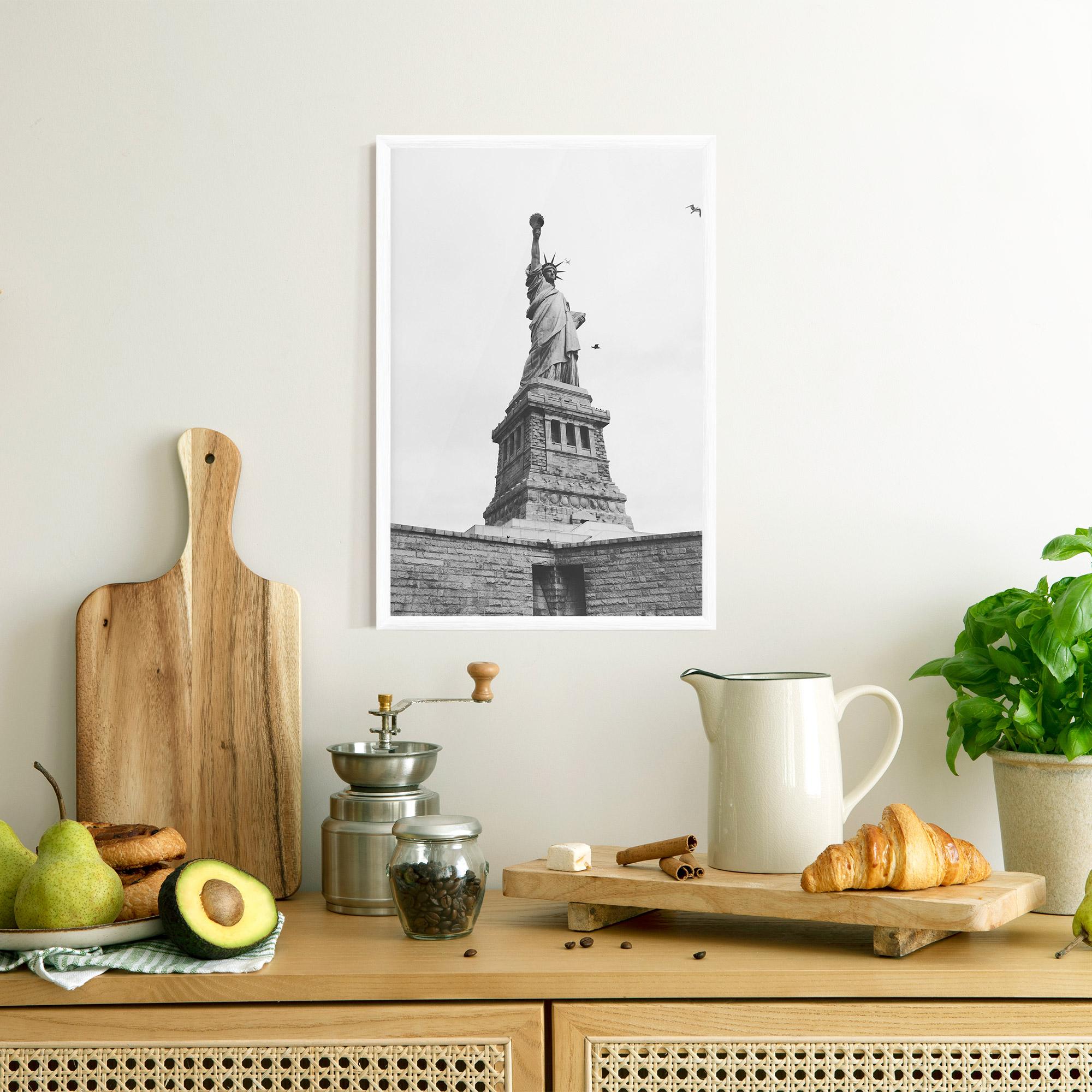Poster Înrămat The Statue Of Liberty mockup 8