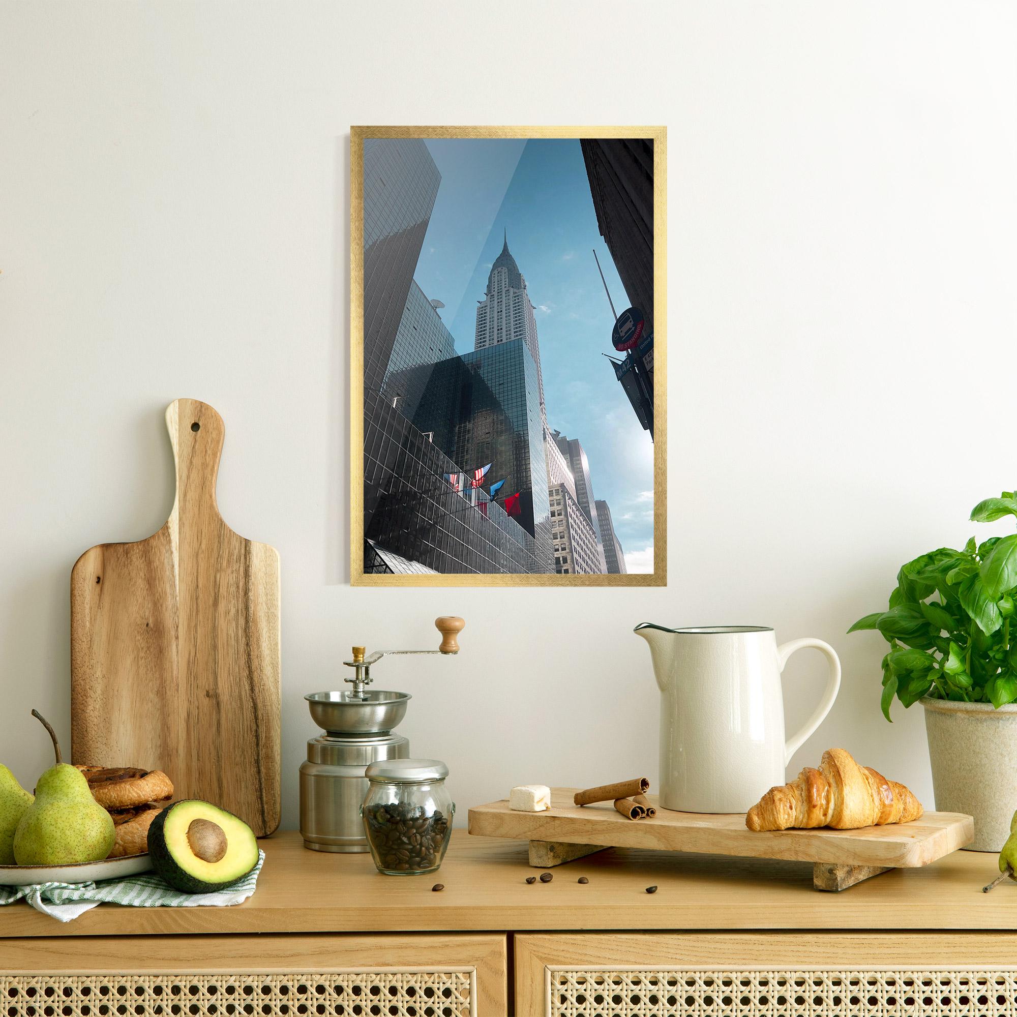 Poster Înrămat Big Glass Tower mockup 8