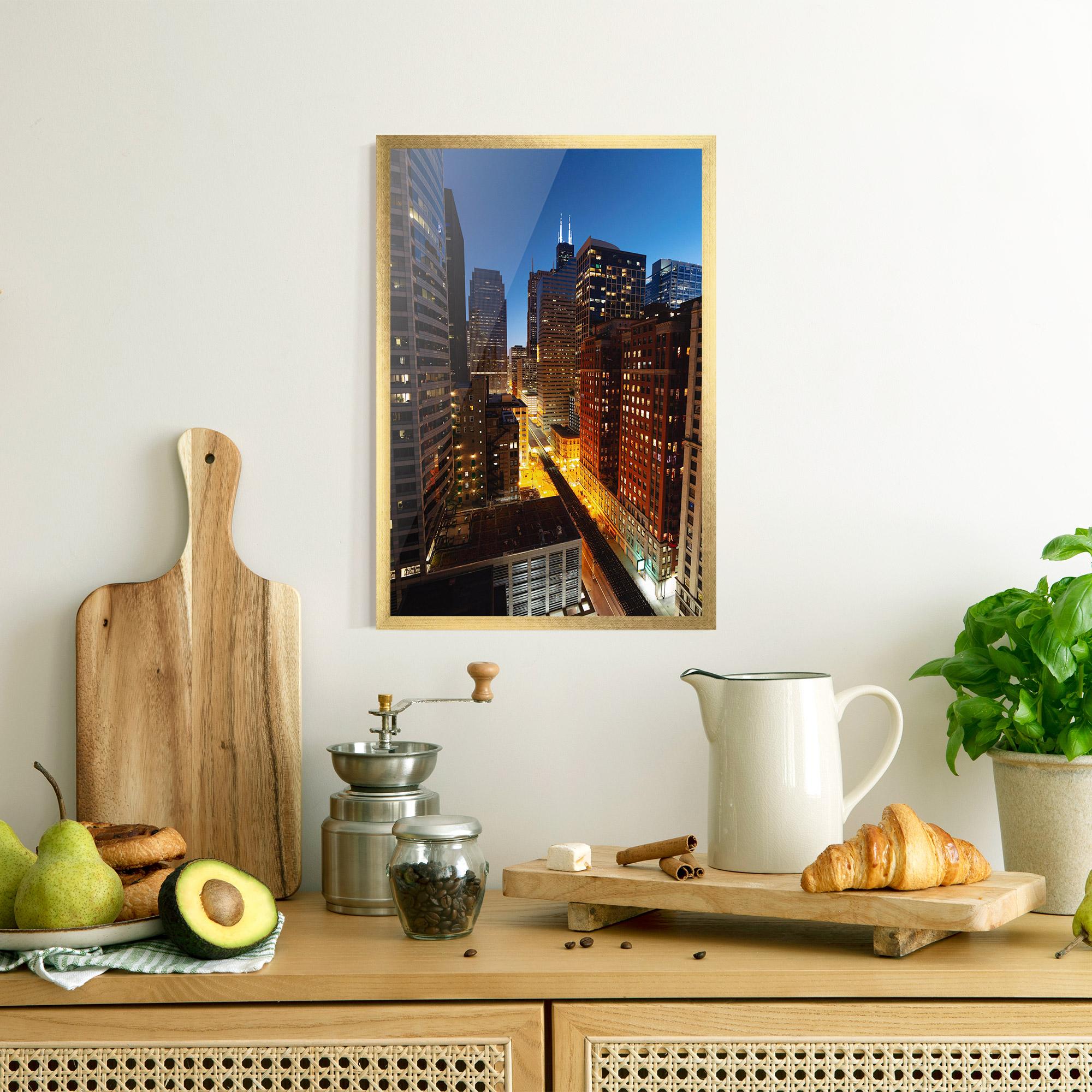 Poster Înrămat Hight City Building mockup 8