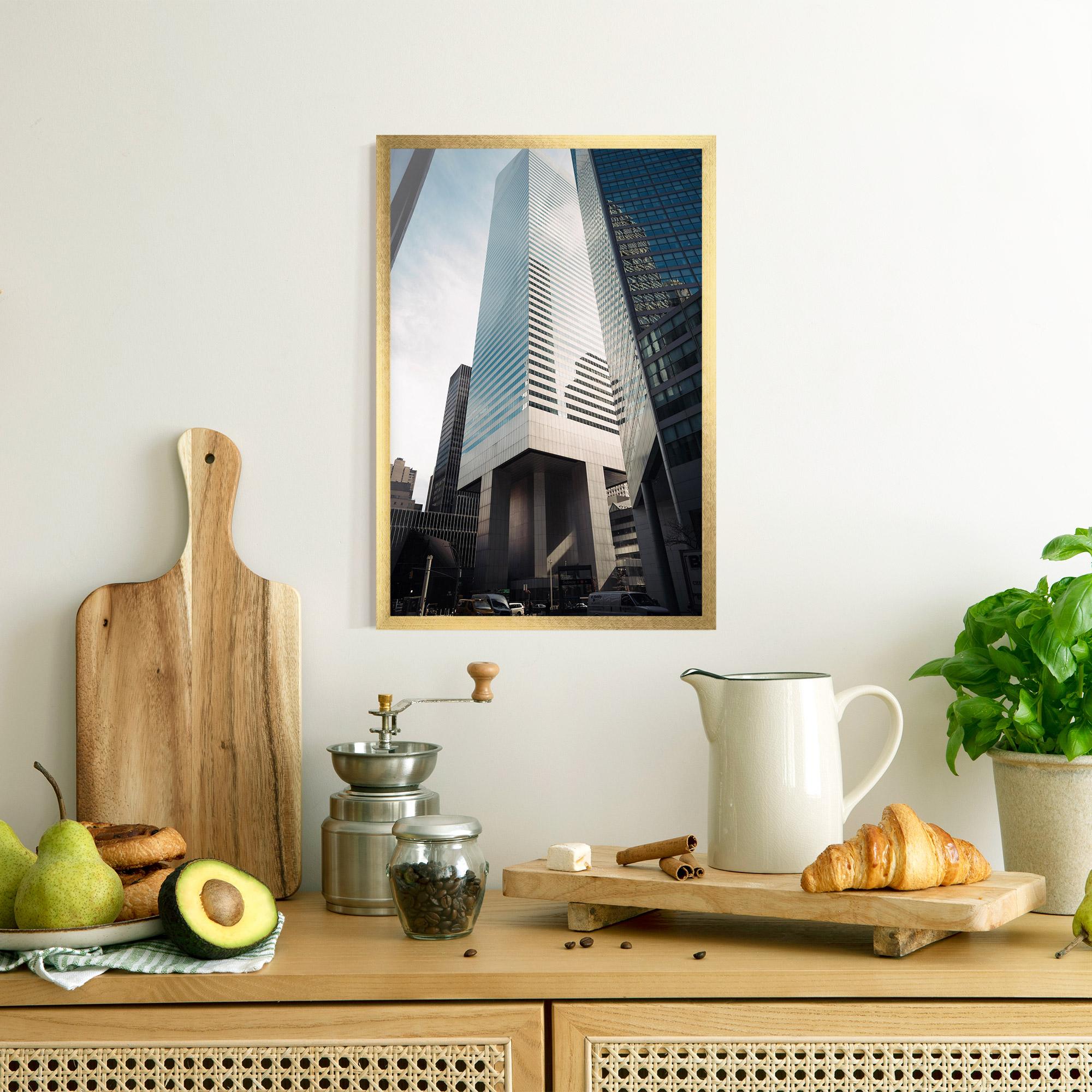 Poster Înrămat Skyline Building mockup 8