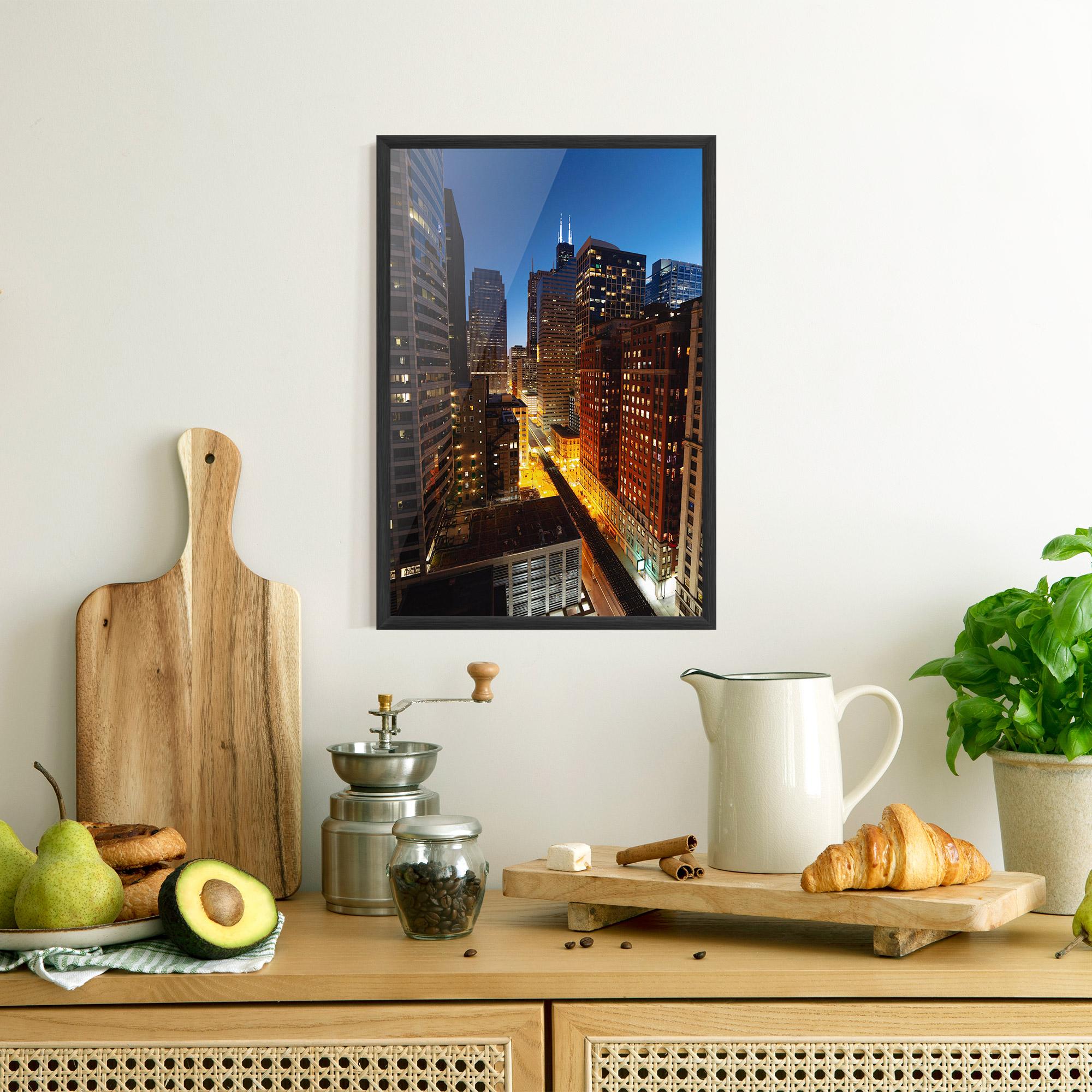 Poster Înrămat Hight City Building mockup 8