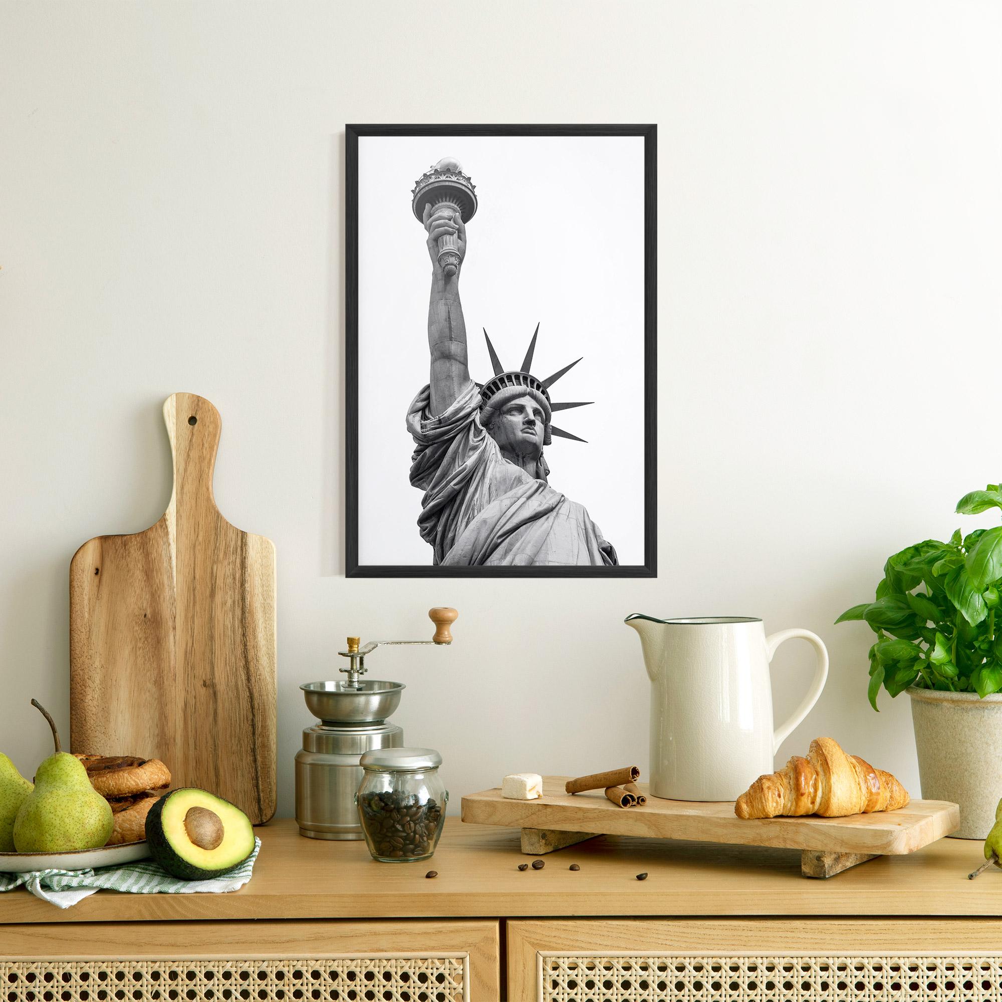 Poster Înrămat Liberty Statue mockup 8
