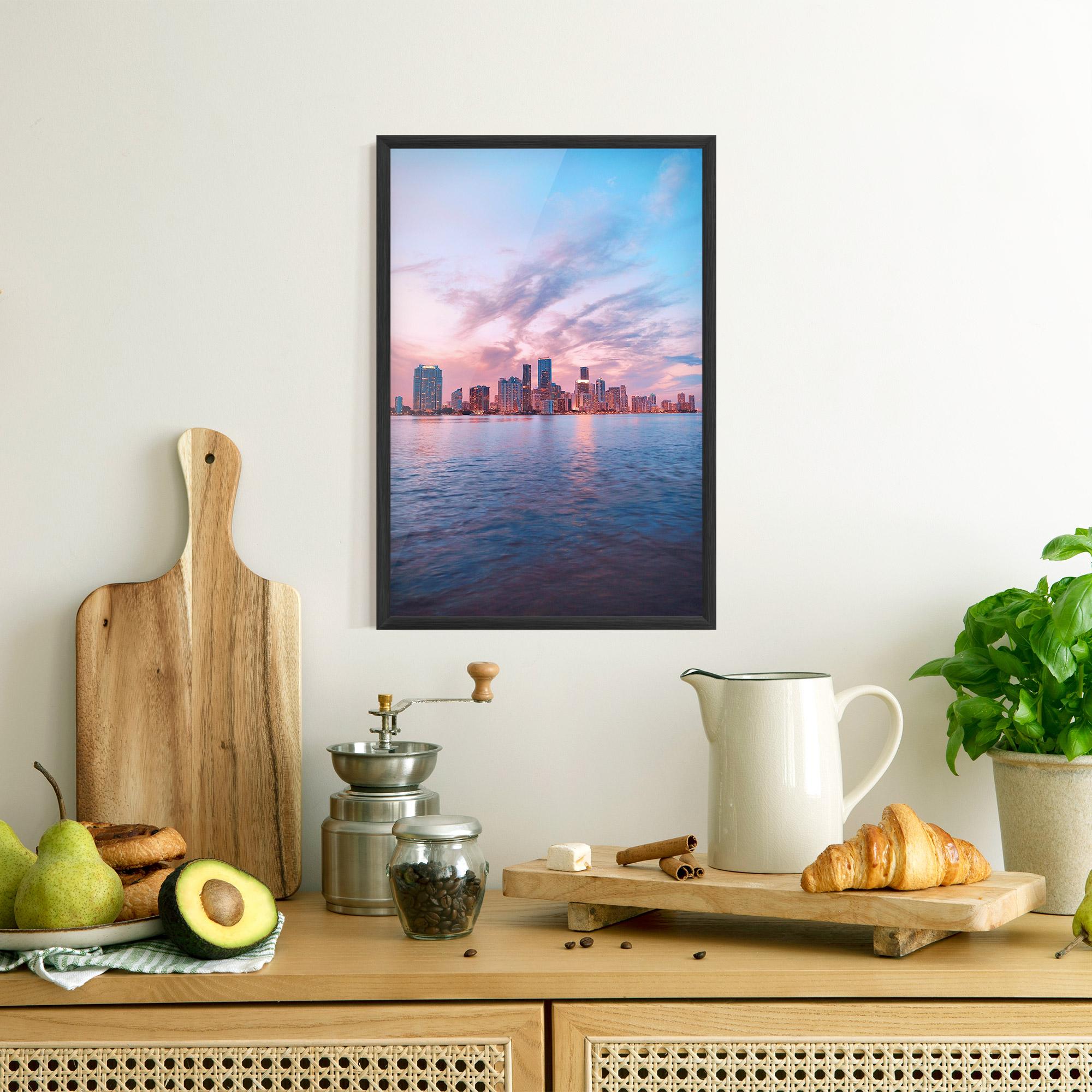 Poster Înrămat Over The Lake mockup 8