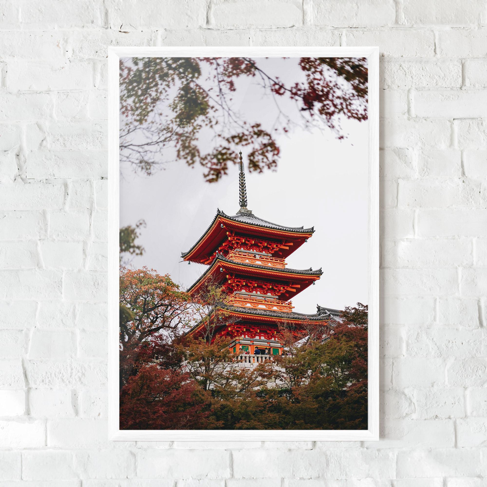 Poster Înrămat Kiyomizu Dera mockup 0