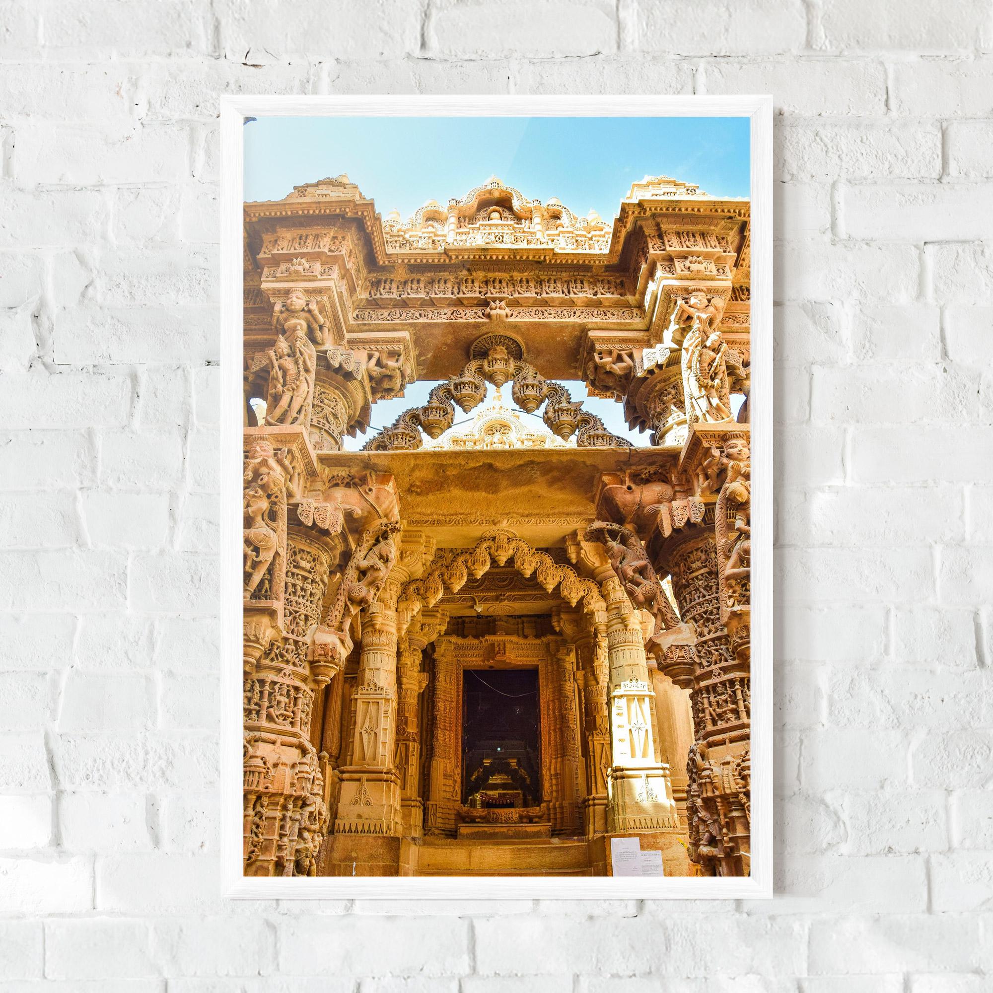 Poster Înrămat Temples Of Jaisalmer mockup 0