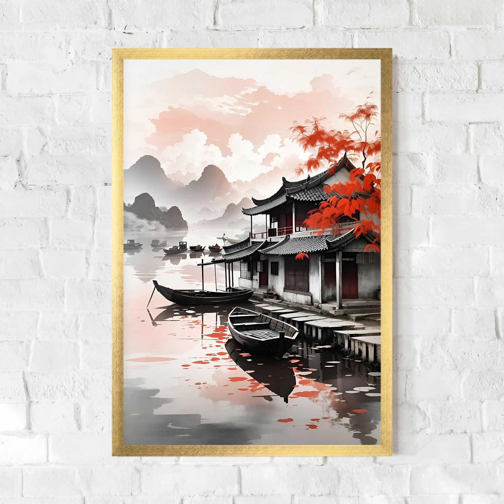 Poster Înrămat Architecture Reflections mockup 0