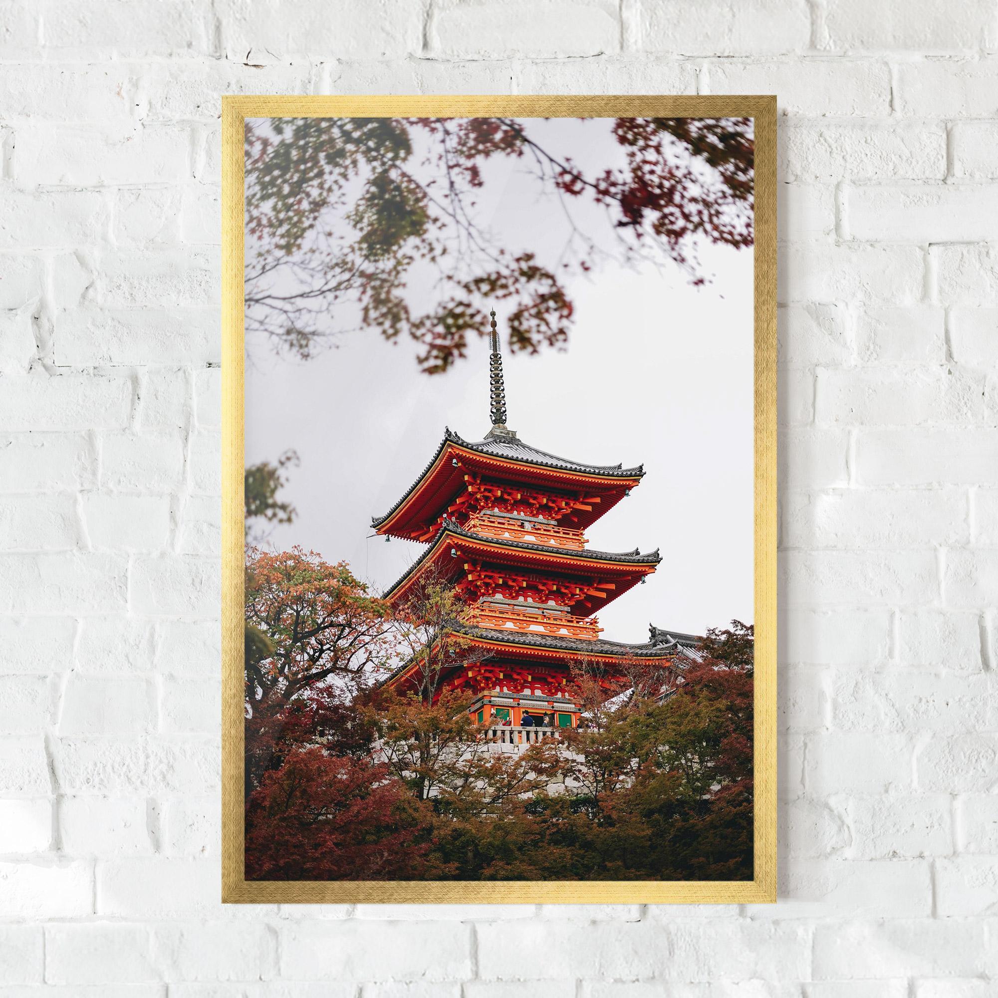 Poster Înrămat Kiyomizu Dera mockup 0