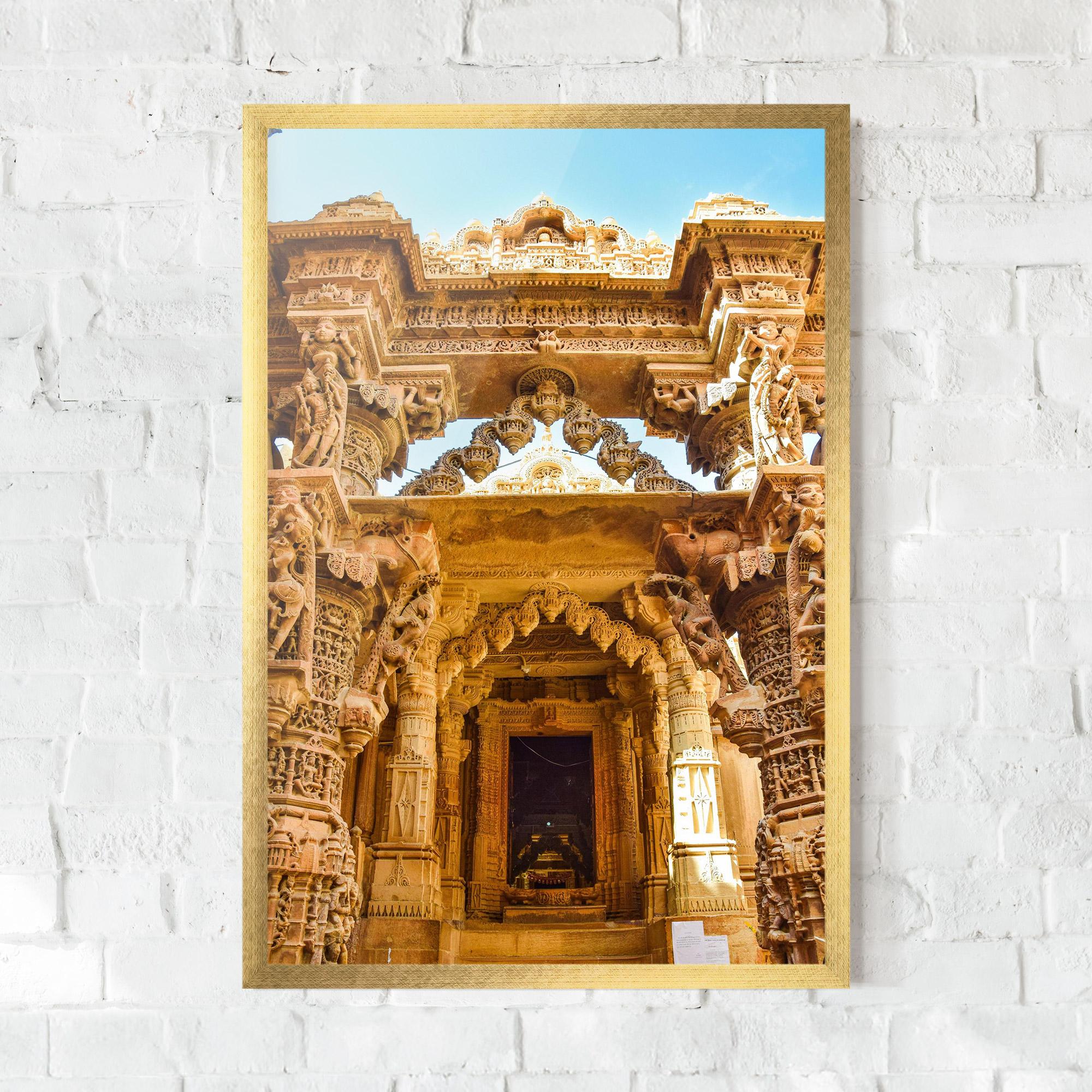 Poster Înrămat Temples Of Jaisalmer mockup 0