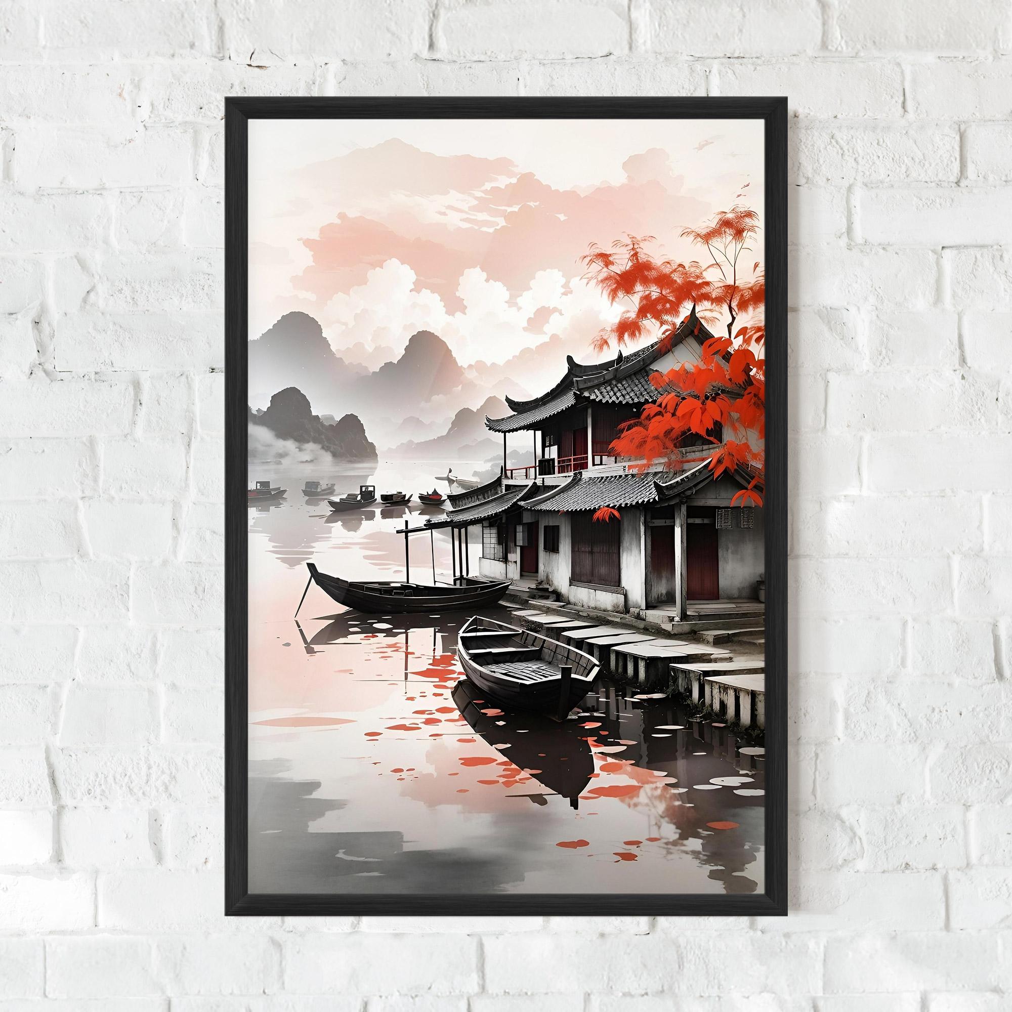 Poster Înrămat Architecture Reflections mockup 0