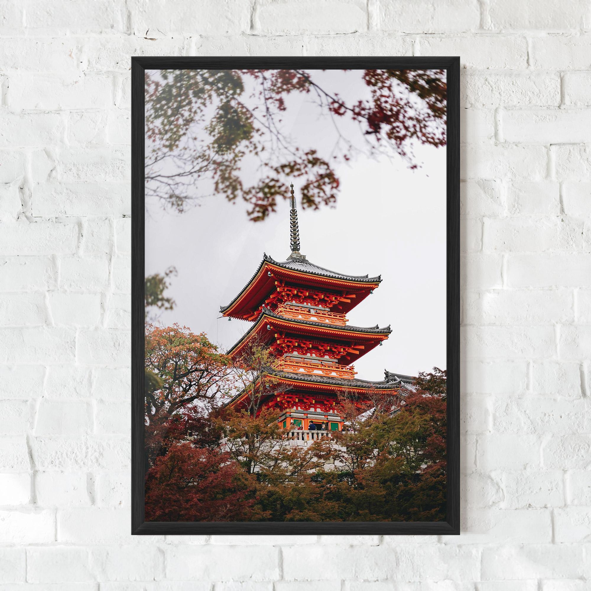 Poster Înrămat Kiyomizu Dera mockup 0