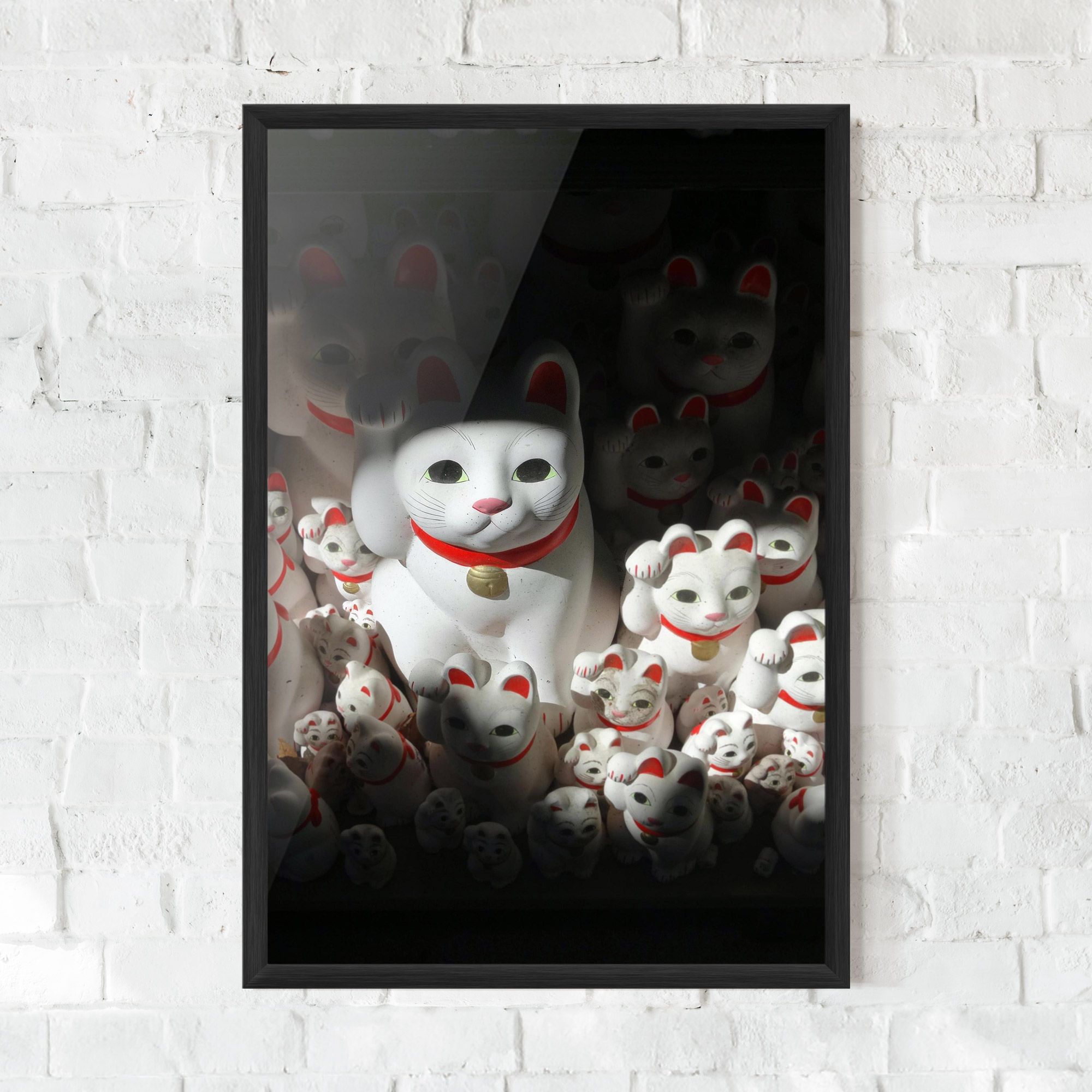 White Lucky Cats mockup 0