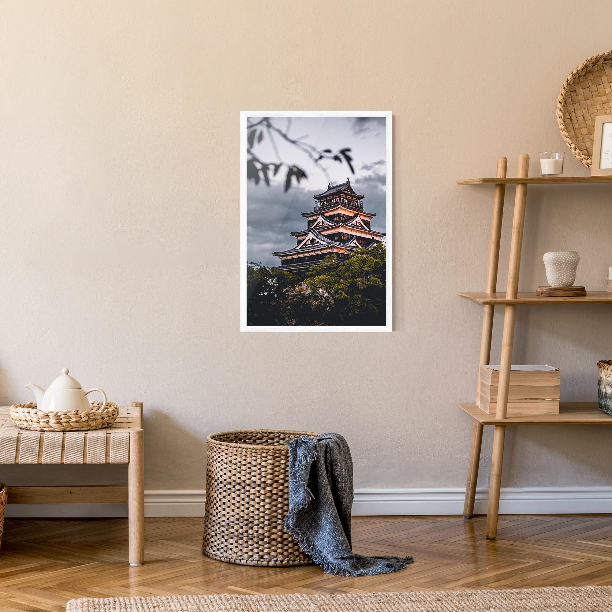 Poster Înrămat Hiroshima Castle mockup 9