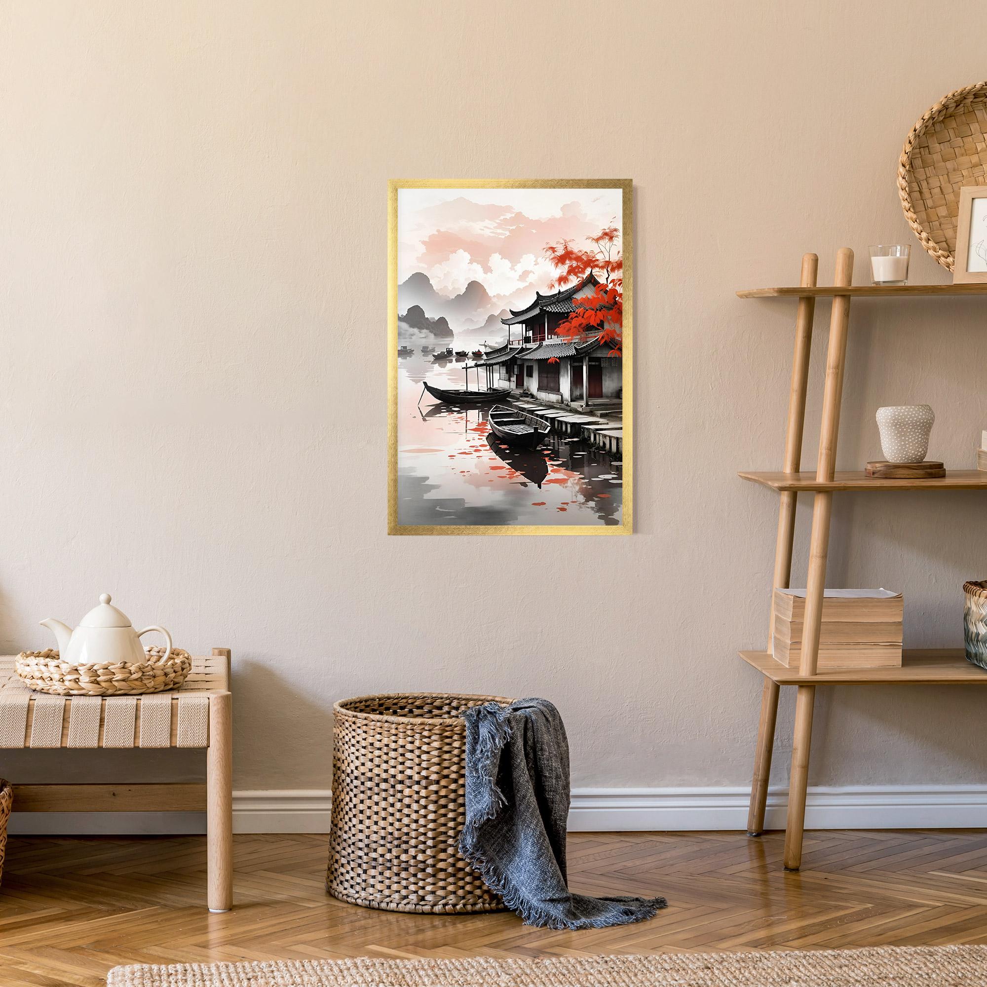 Poster Înrămat Architecture Reflections mockup 9