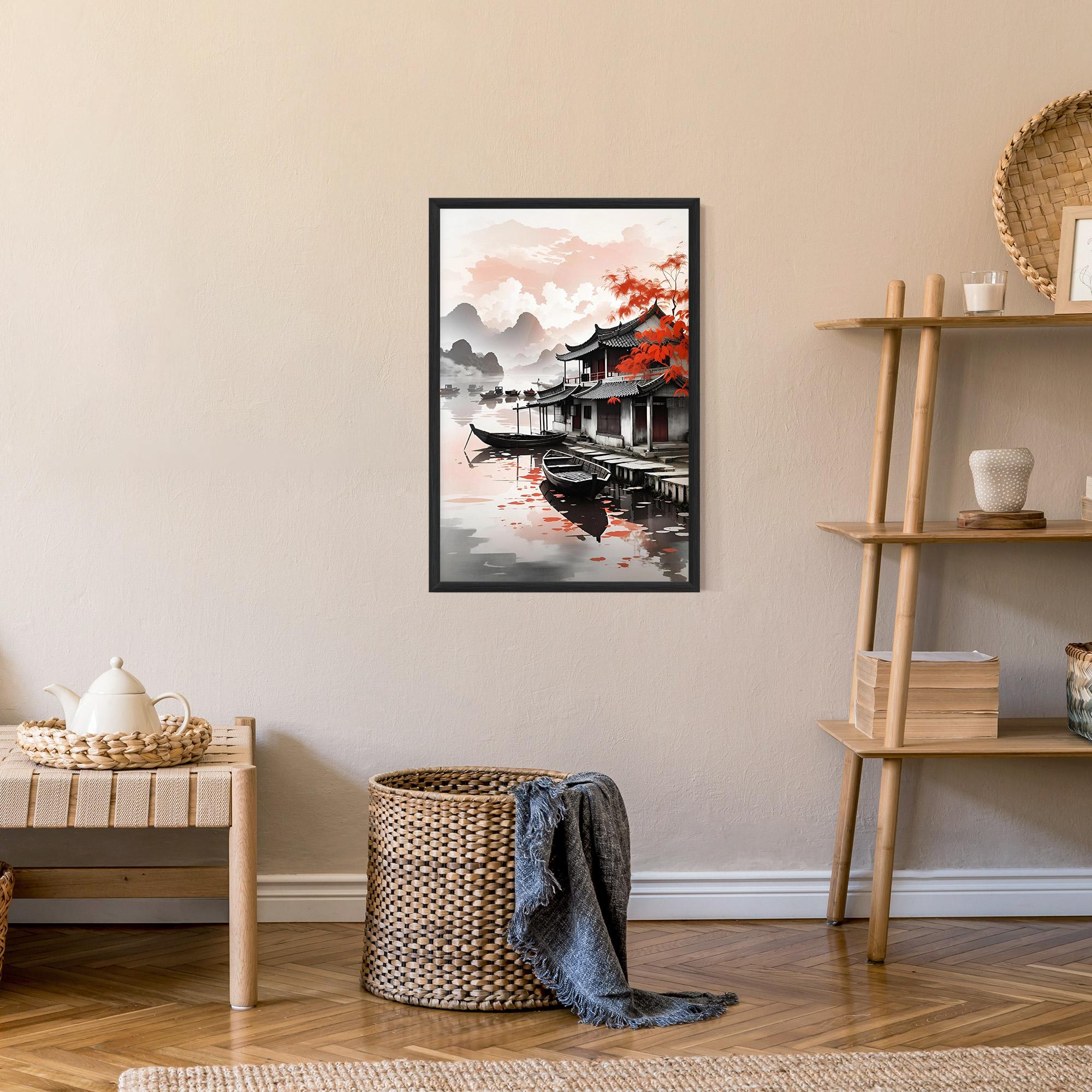 Poster Înrămat Architecture Reflections mockup 9