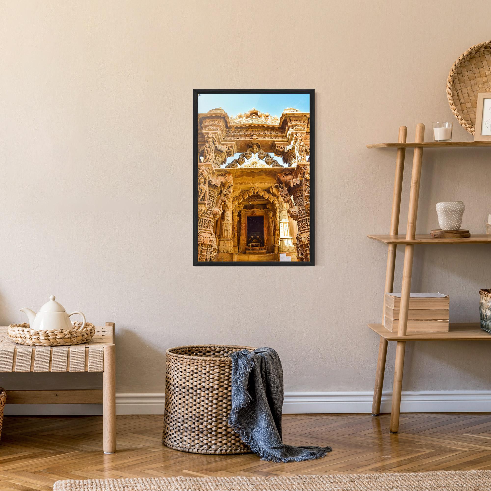 Poster Înrămat Temples Of Jaisalmer mockup 9