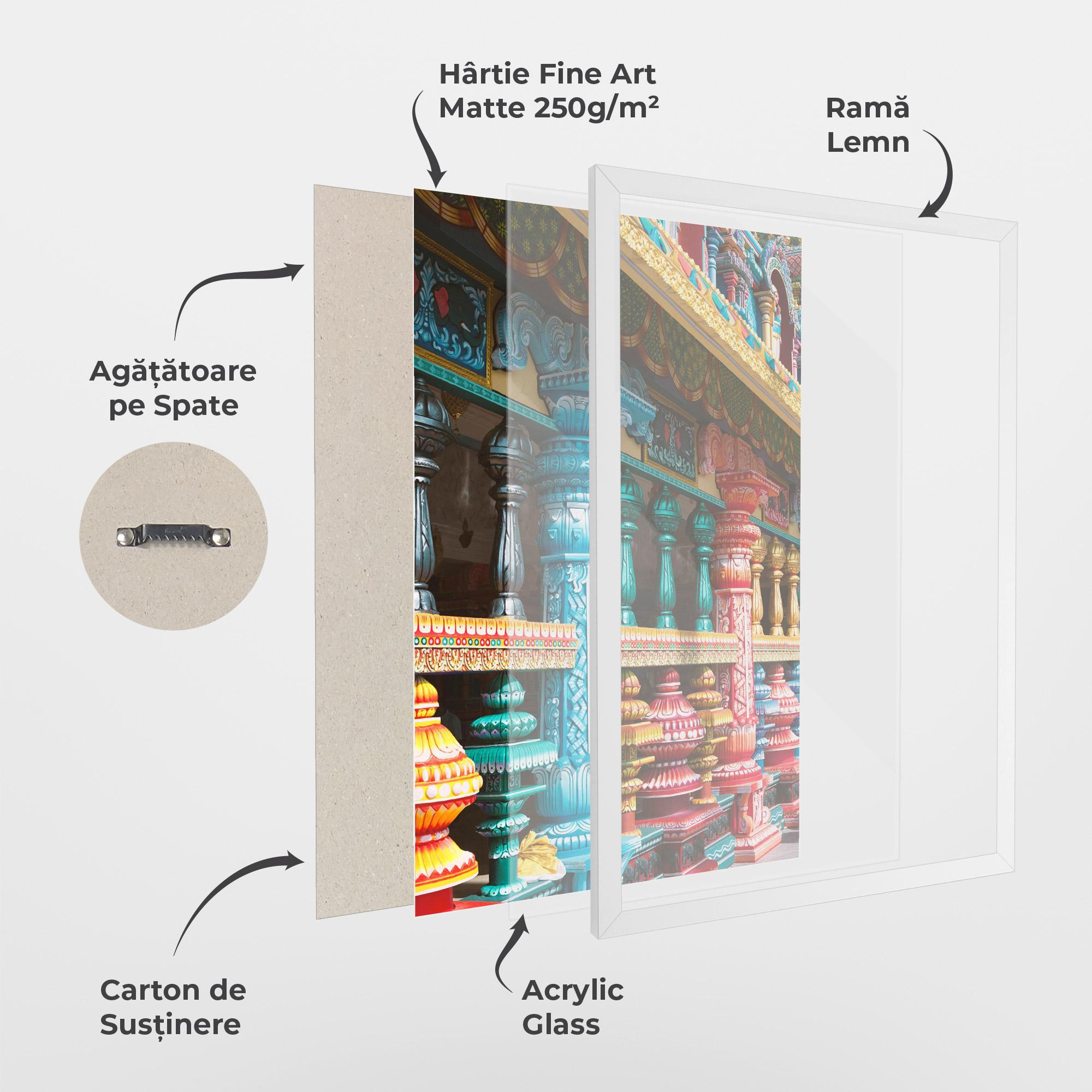 Poster Înrămat Batu Caves mockup 1