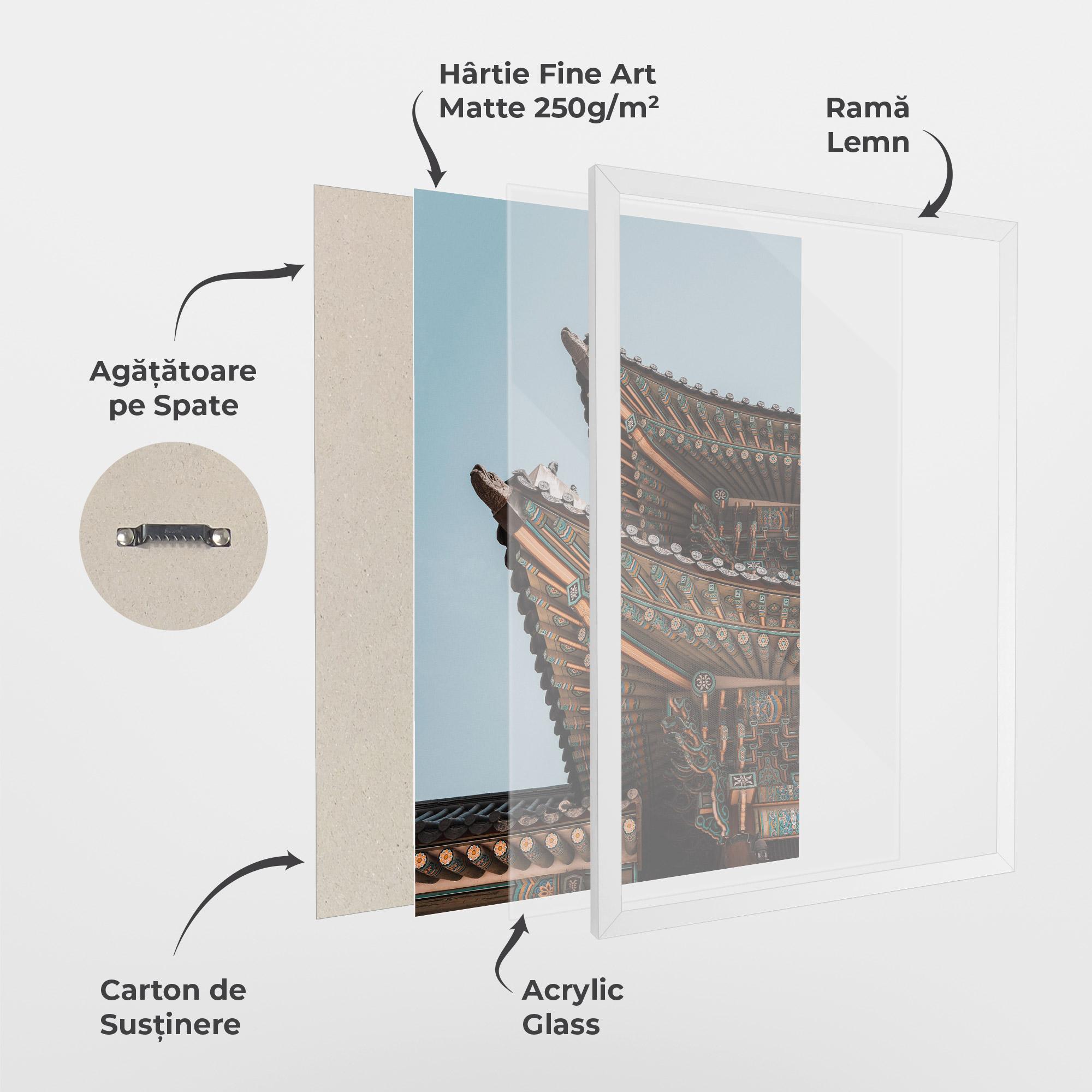 Poster Înrămat Gyeongbokgung mockup 1