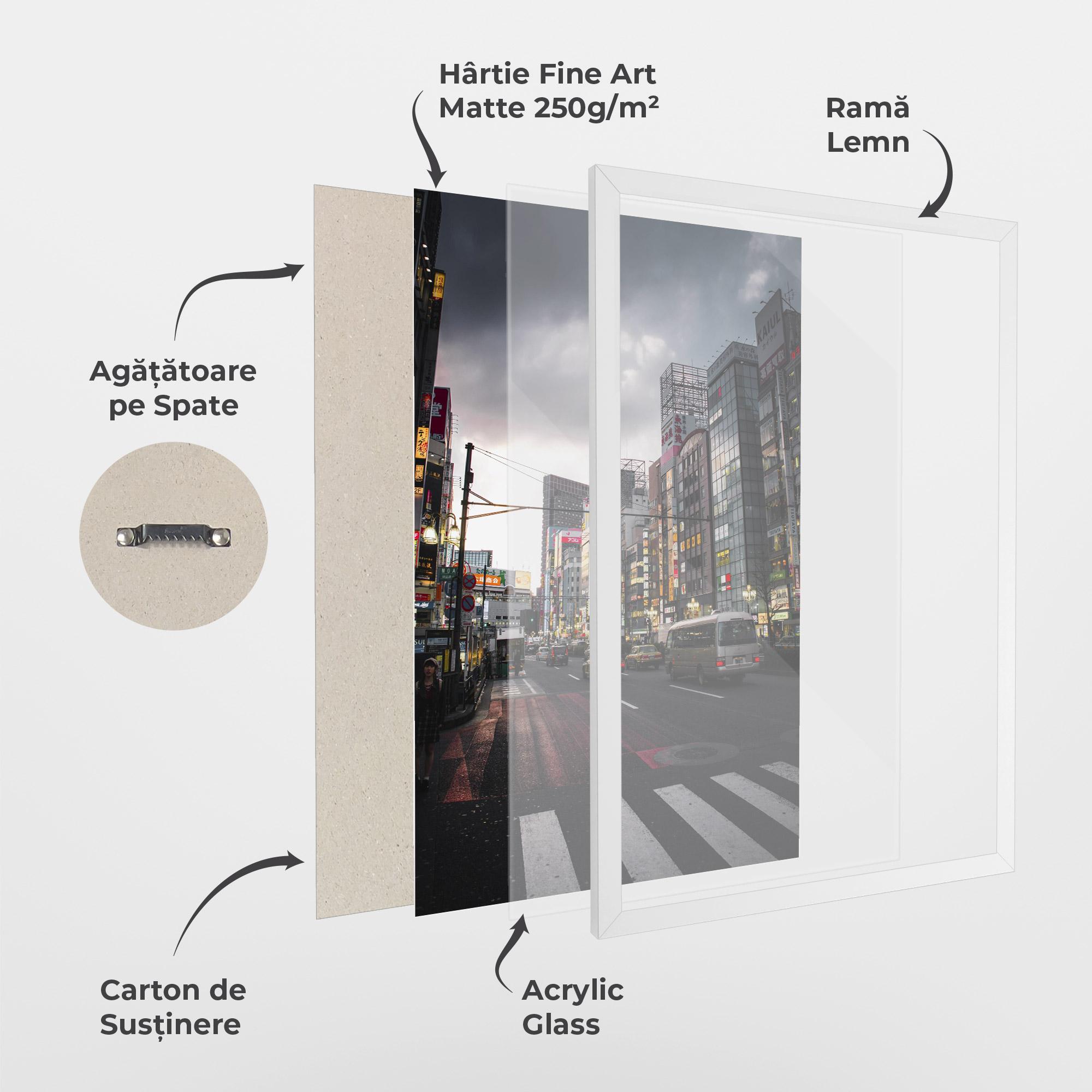 Poster Înrămat Shinjuku mockup 1