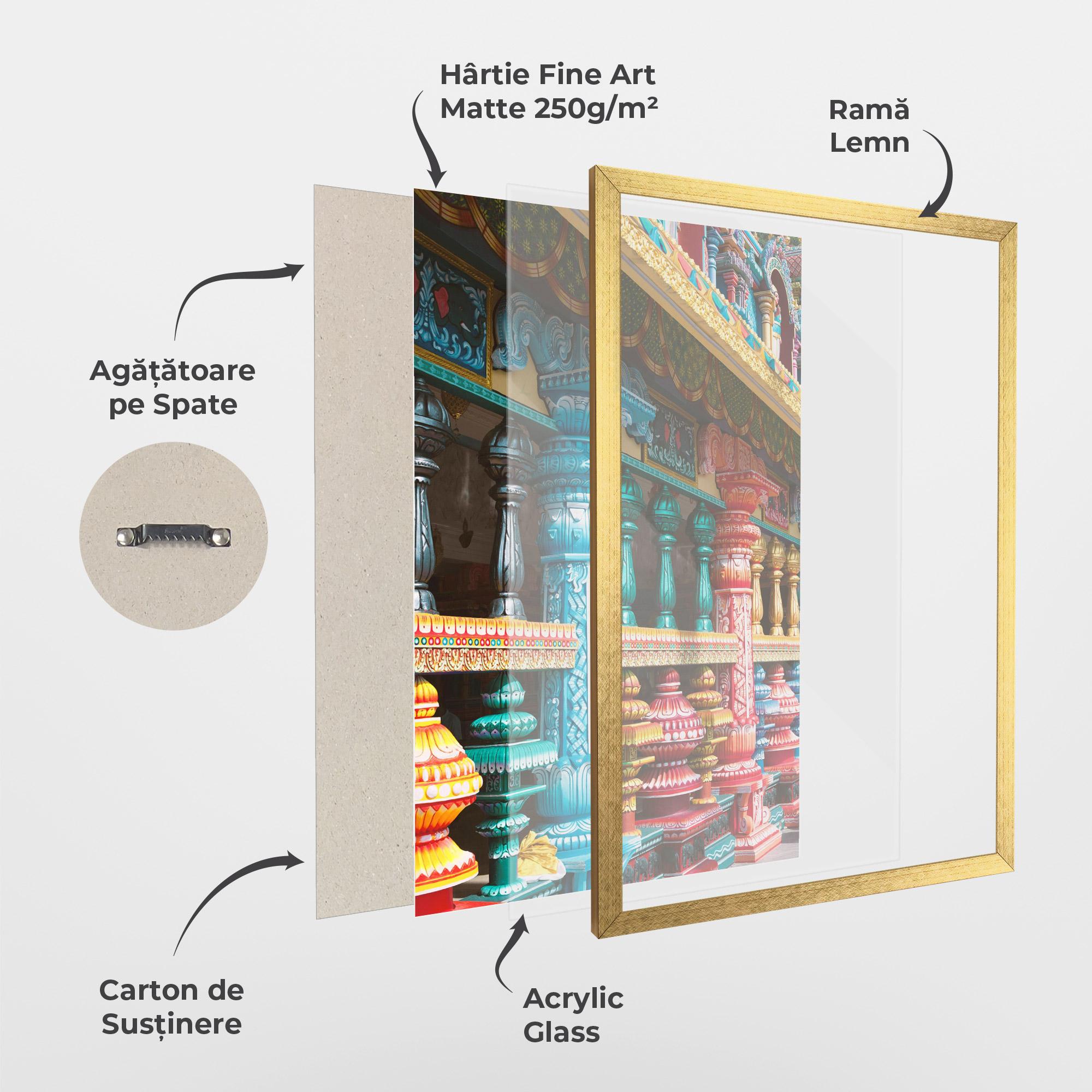 Poster Înrămat Batu Caves mockup 1