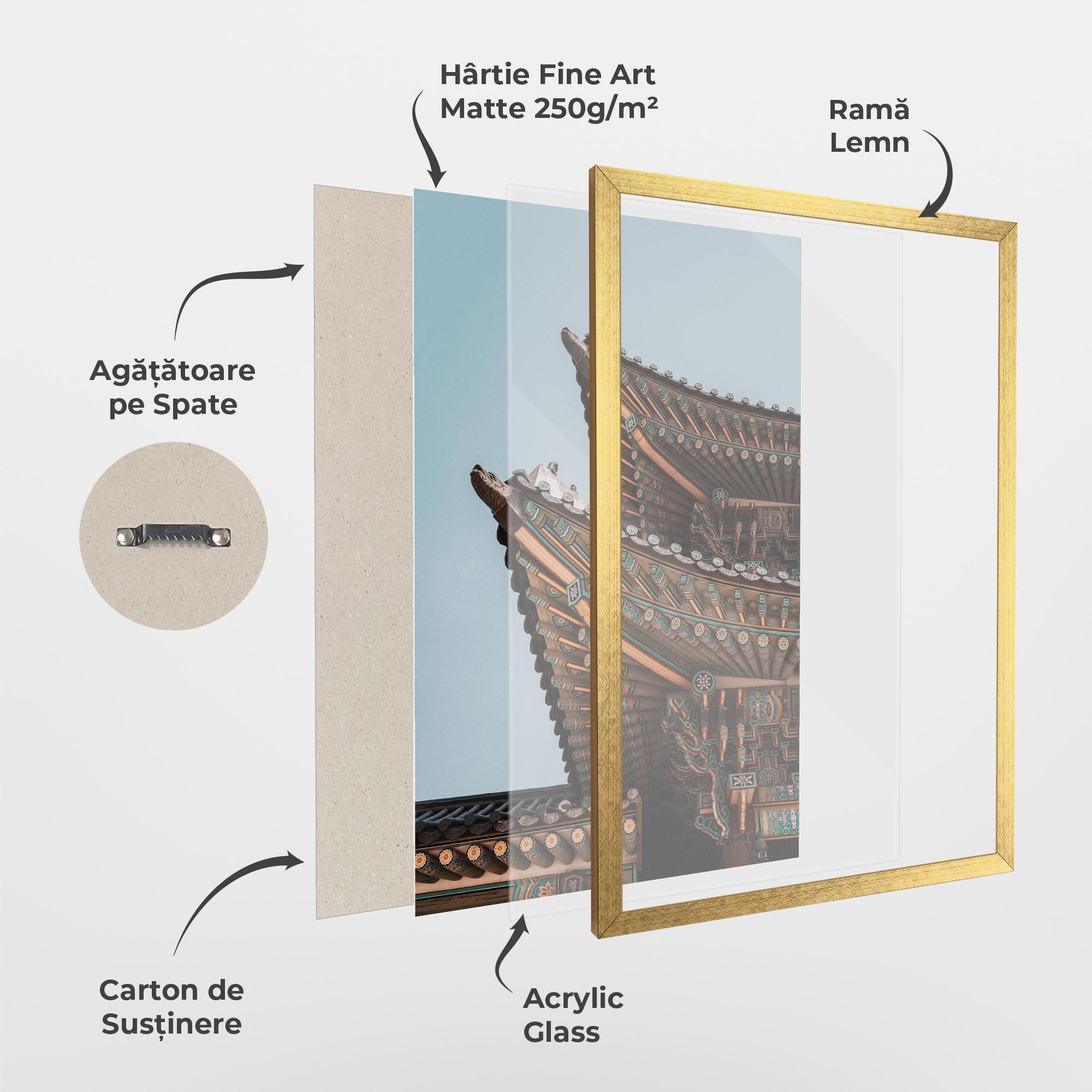 Poster Înrămat Gyeongbokgung mockup 1