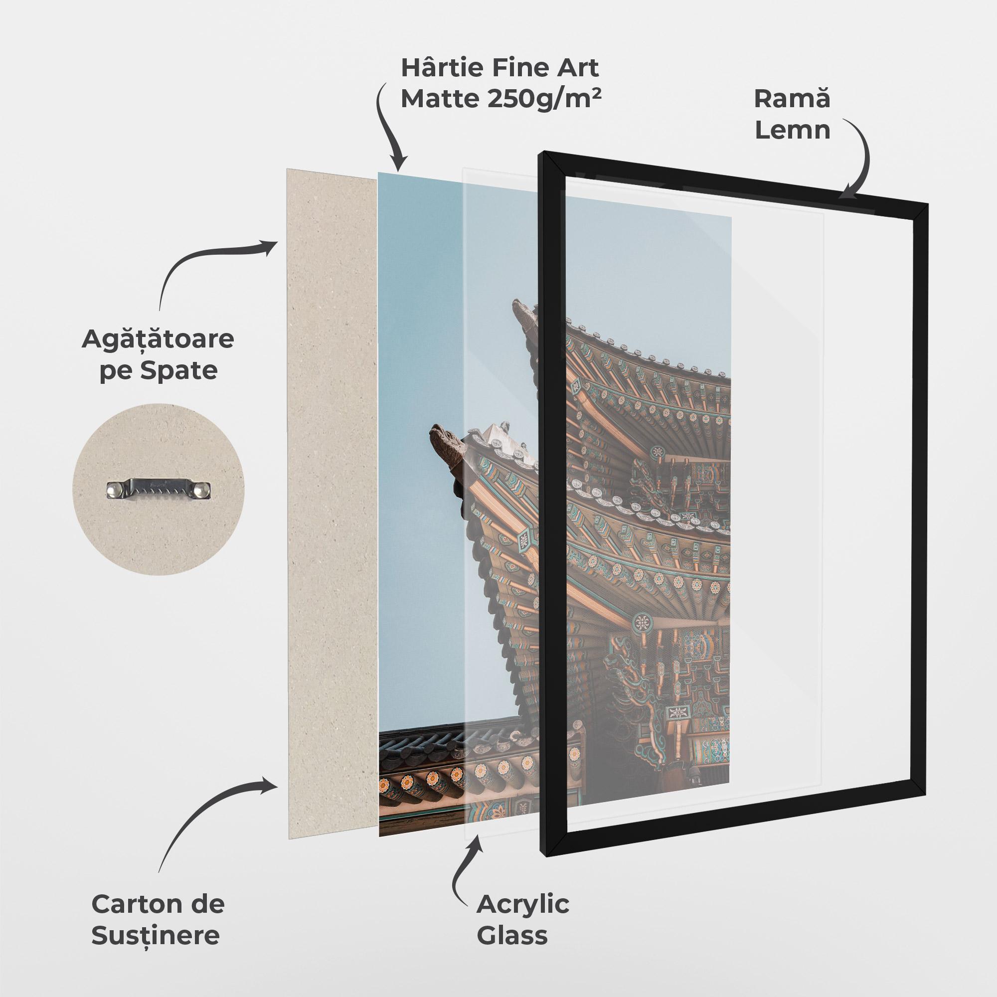 Poster Înrămat Gyeongbokgung mockup 1