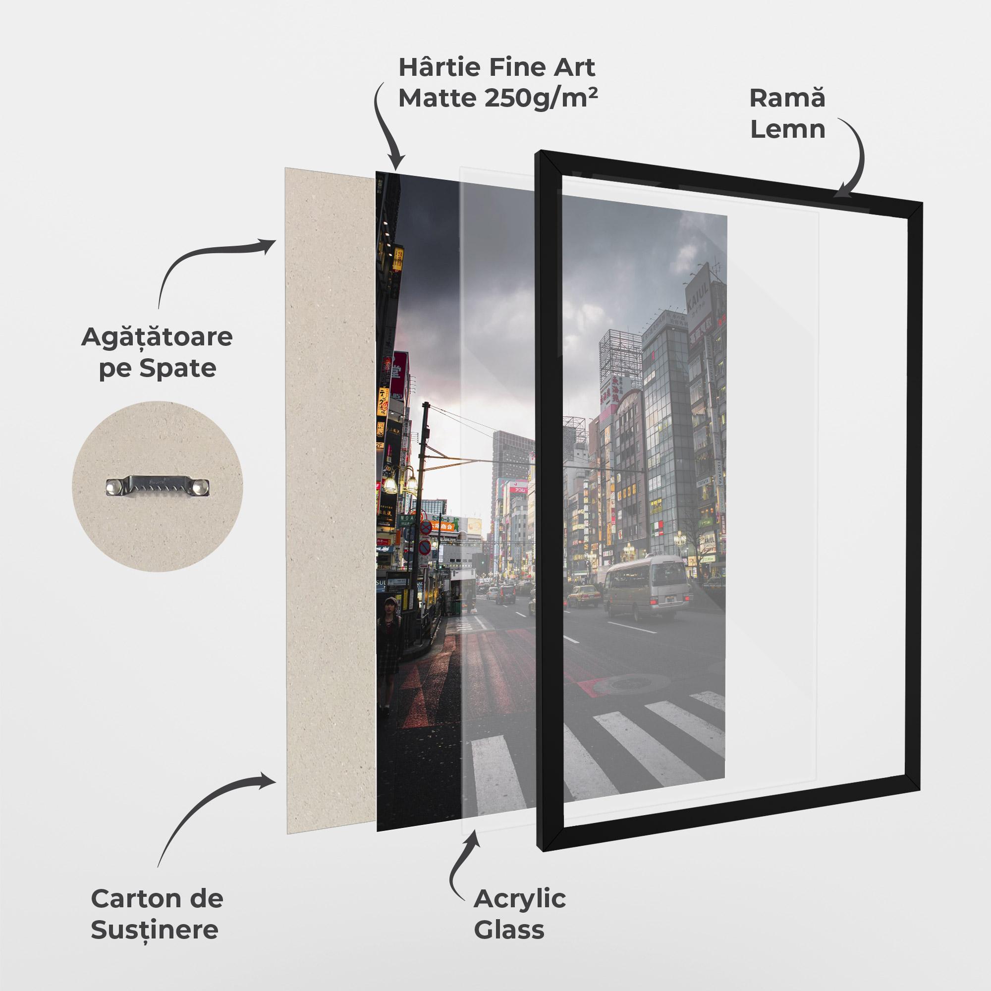 Poster Înrămat Shinjuku mockup 1