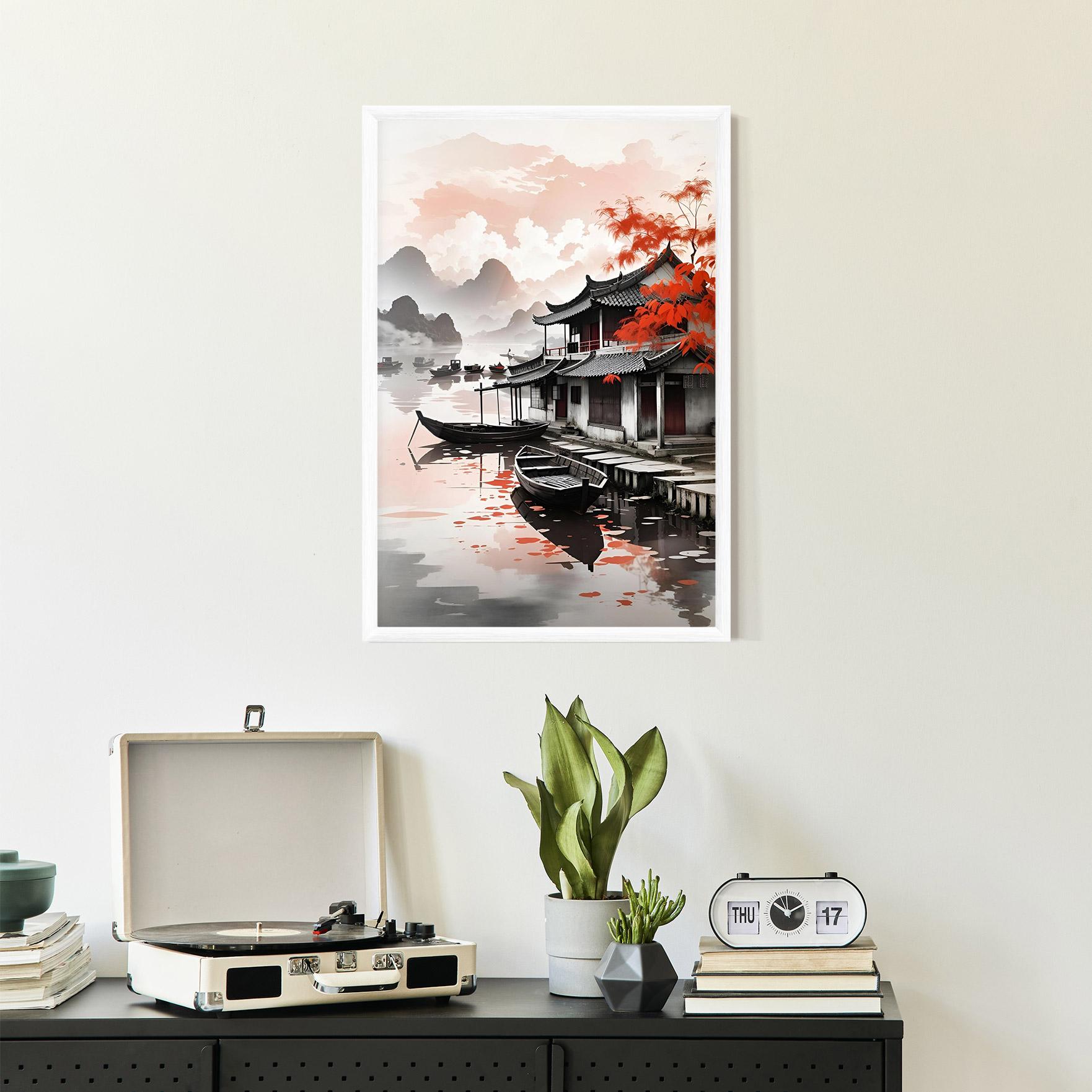 Poster Înrămat Architecture Reflections mockup 2