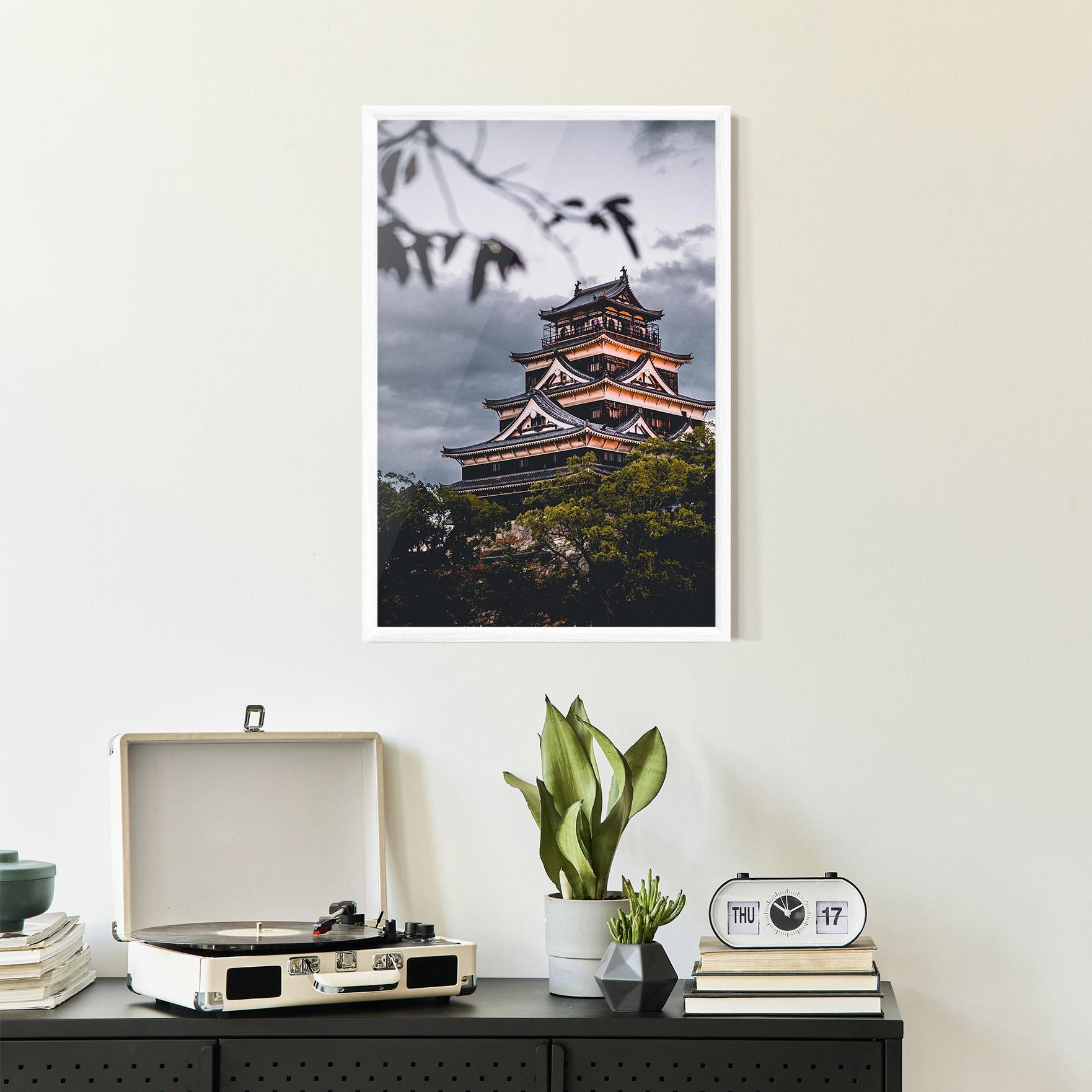 Poster Înrămat Hiroshima Castle mockup 2