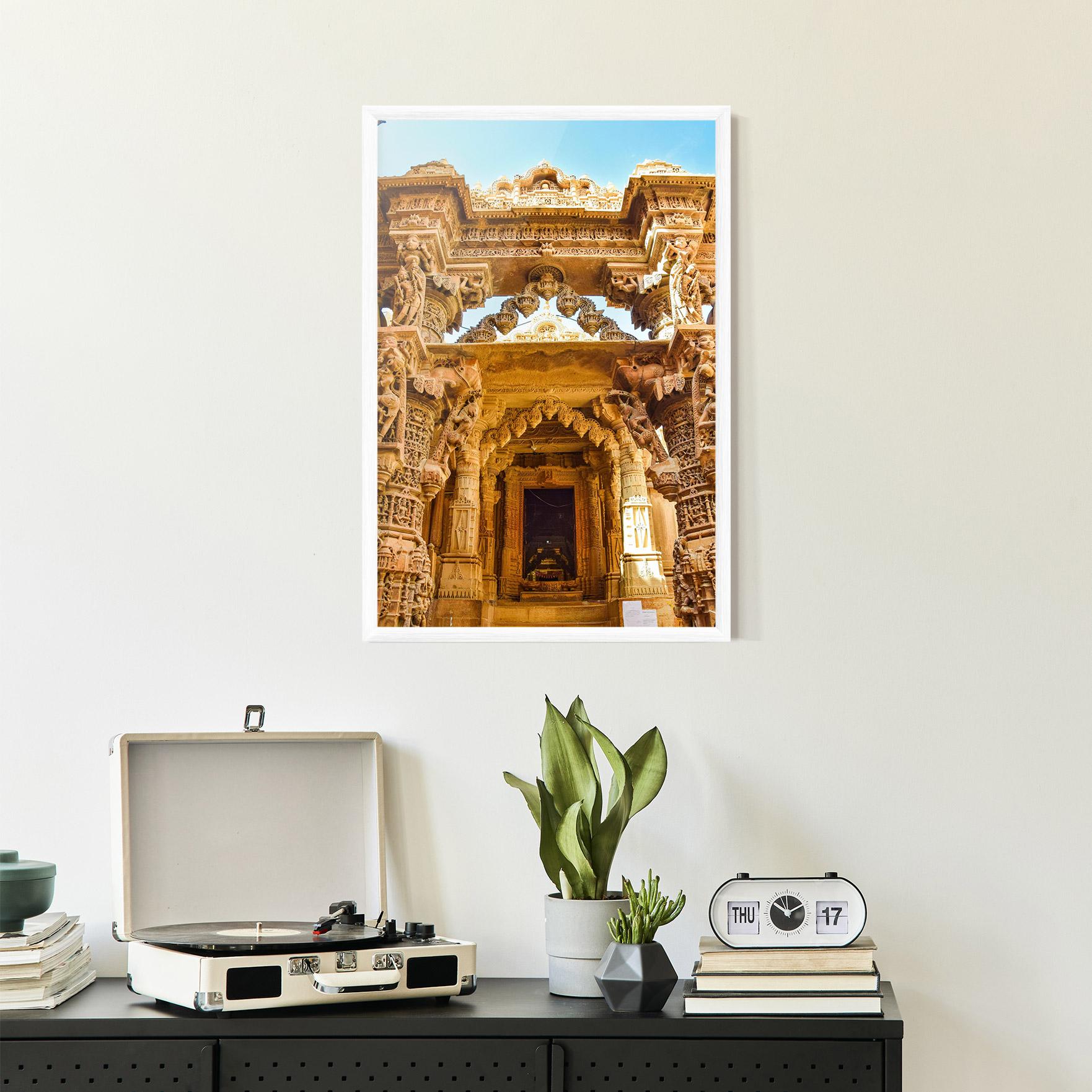 Poster Înrămat Temples Of Jaisalmer mockup 2