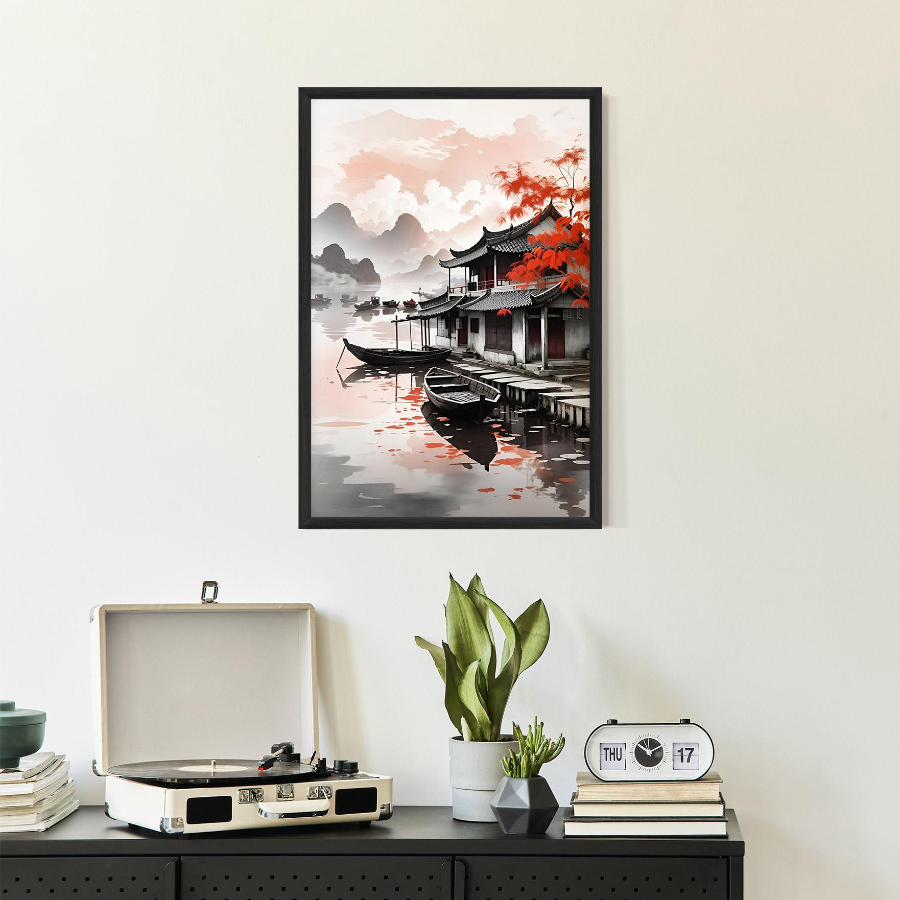 Poster Înrămat Architecture Reflections mockup 2