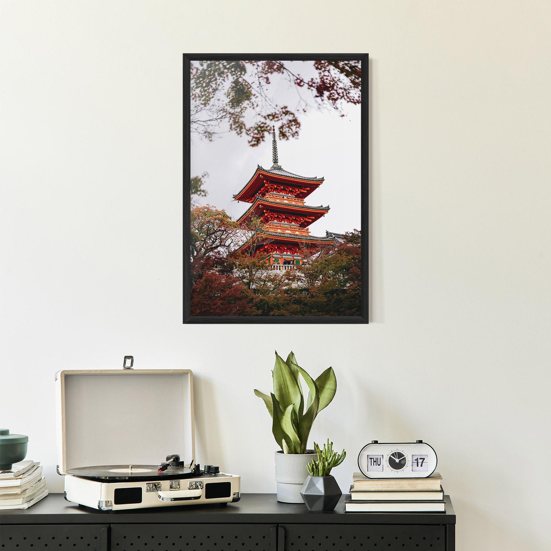 Poster Înrămat Kiyomizu Dera mockup 2