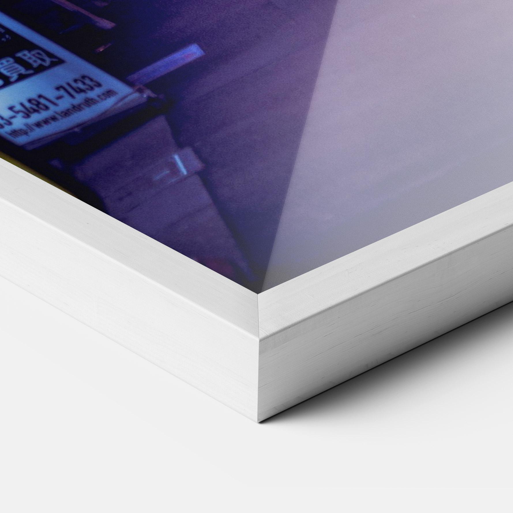 Poster Înrămat Purple Blue Lights mockup 3