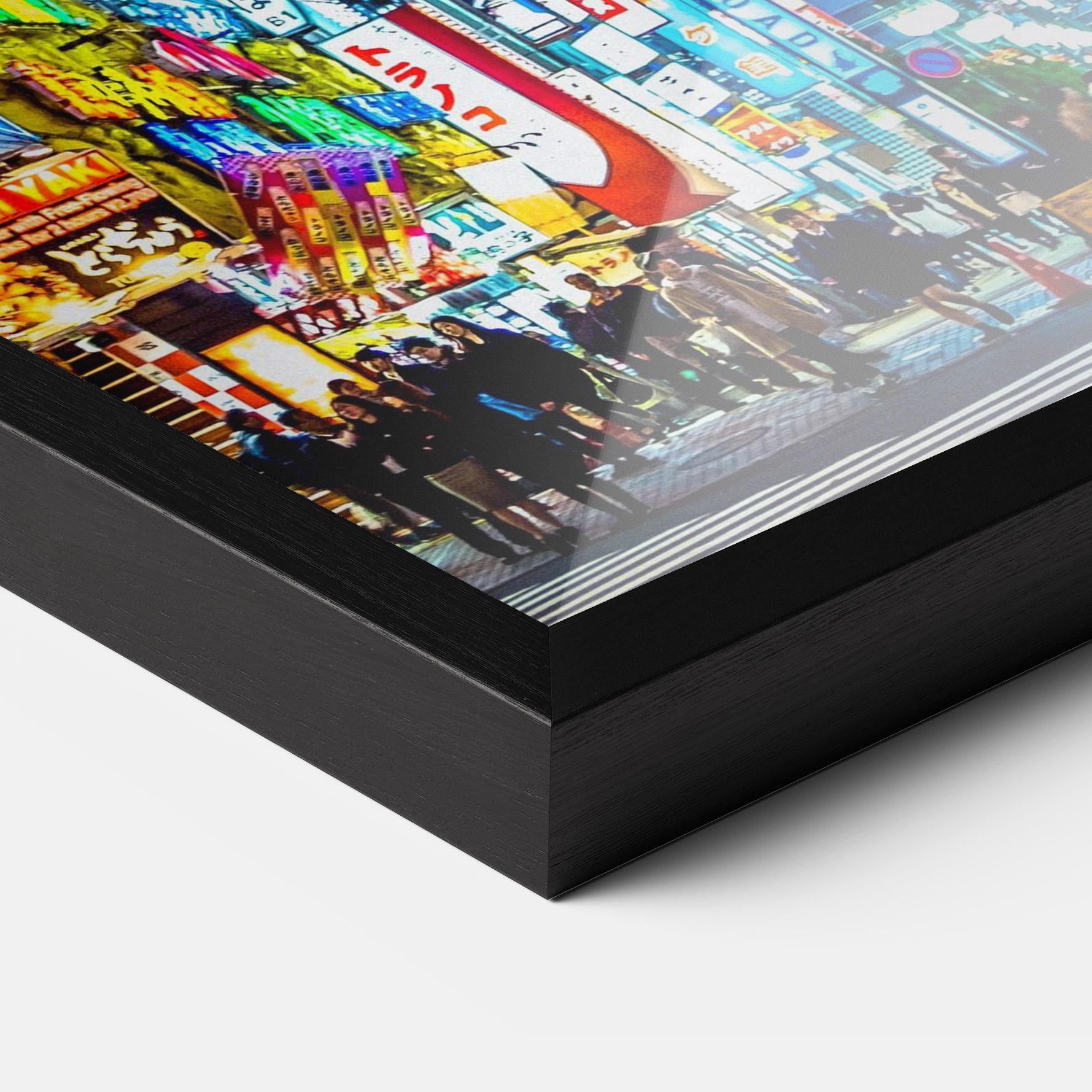 Poster Înrămat Colorful City Lights mockup 3