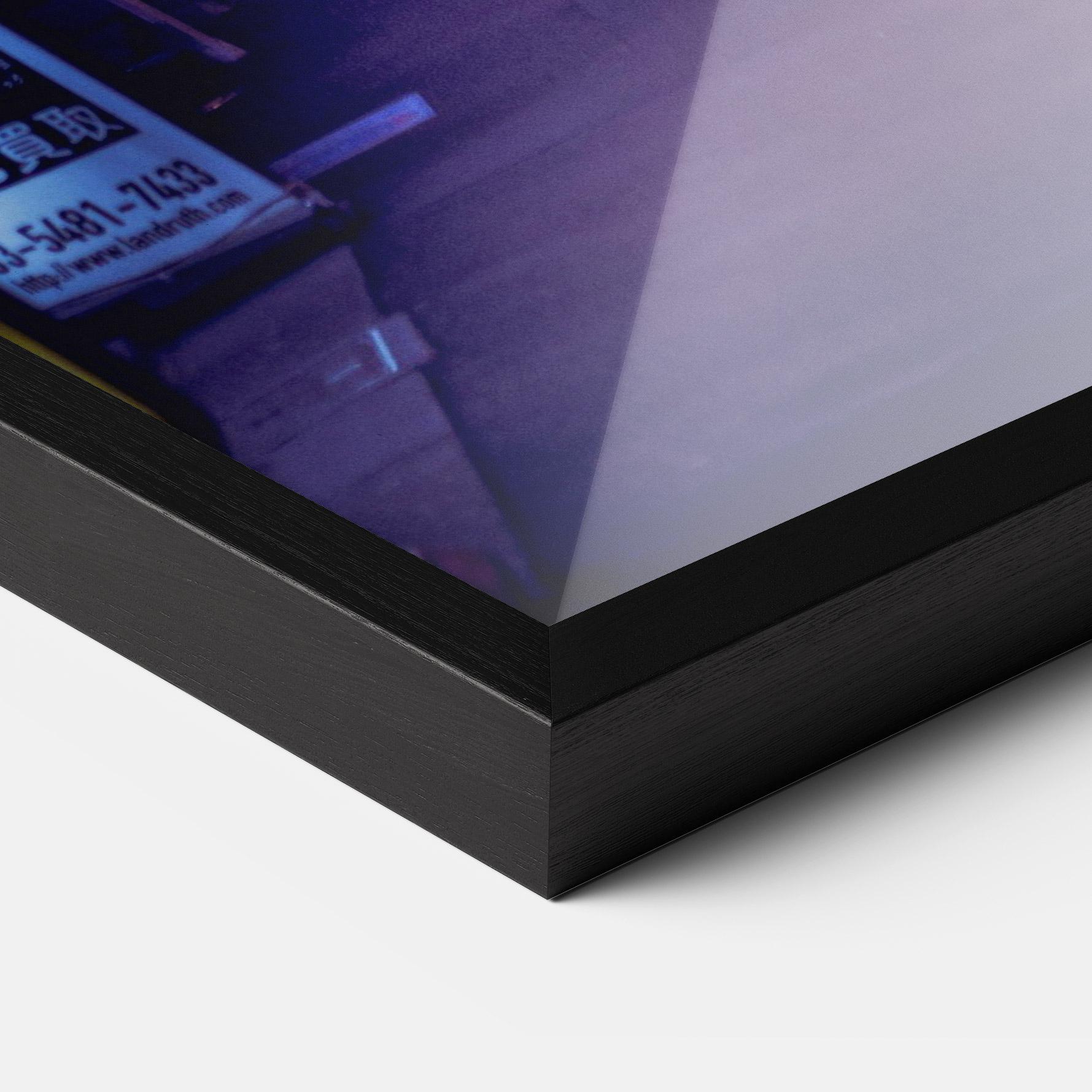 Poster Înrămat Purple Blue Lights mockup 3