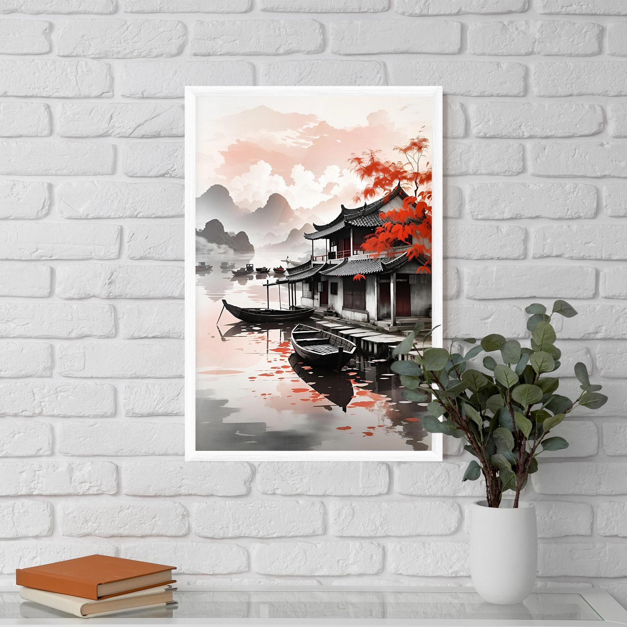 Poster Înrămat Architecture Reflections mockup 5