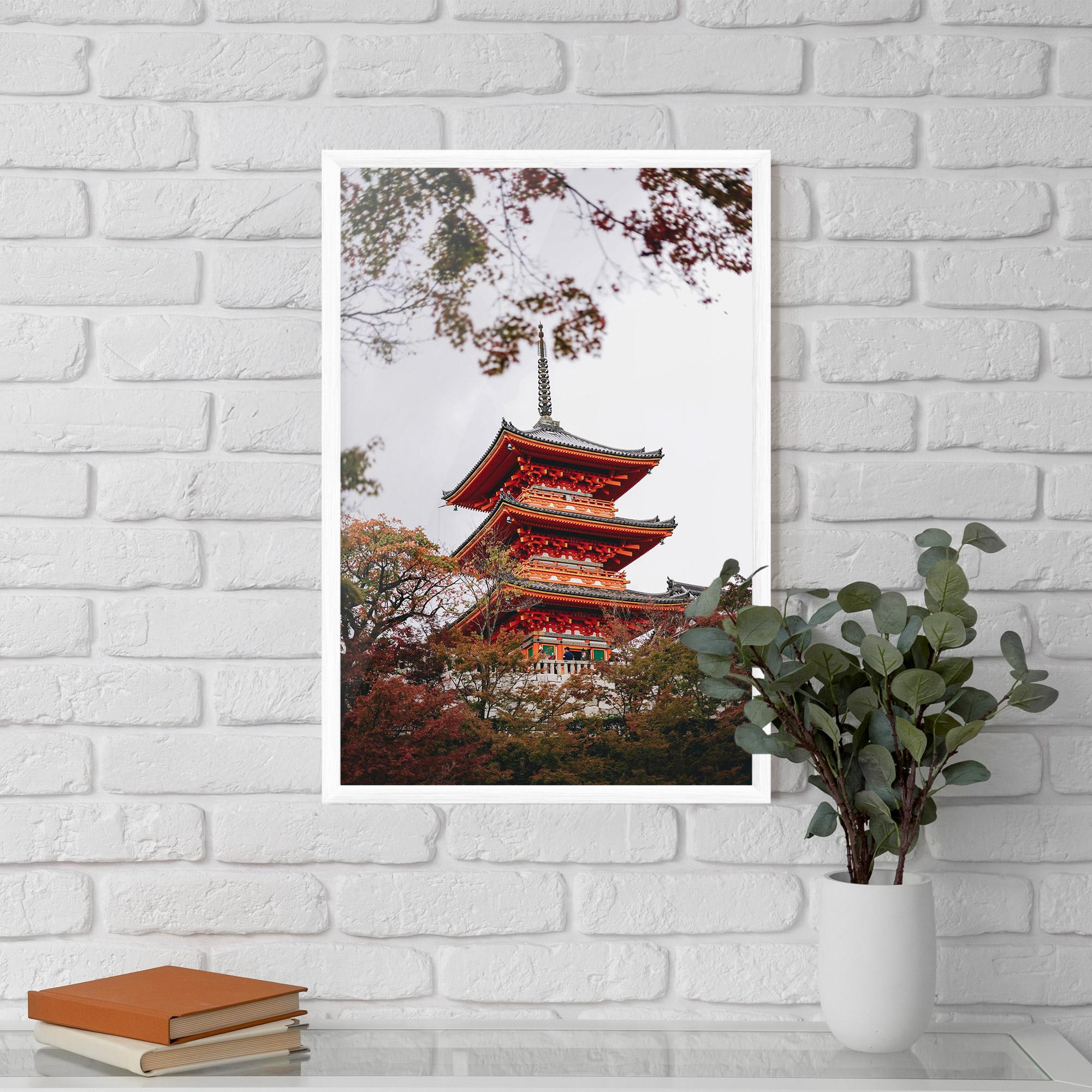 Poster Înrămat Kiyomizu Dera mockup 5