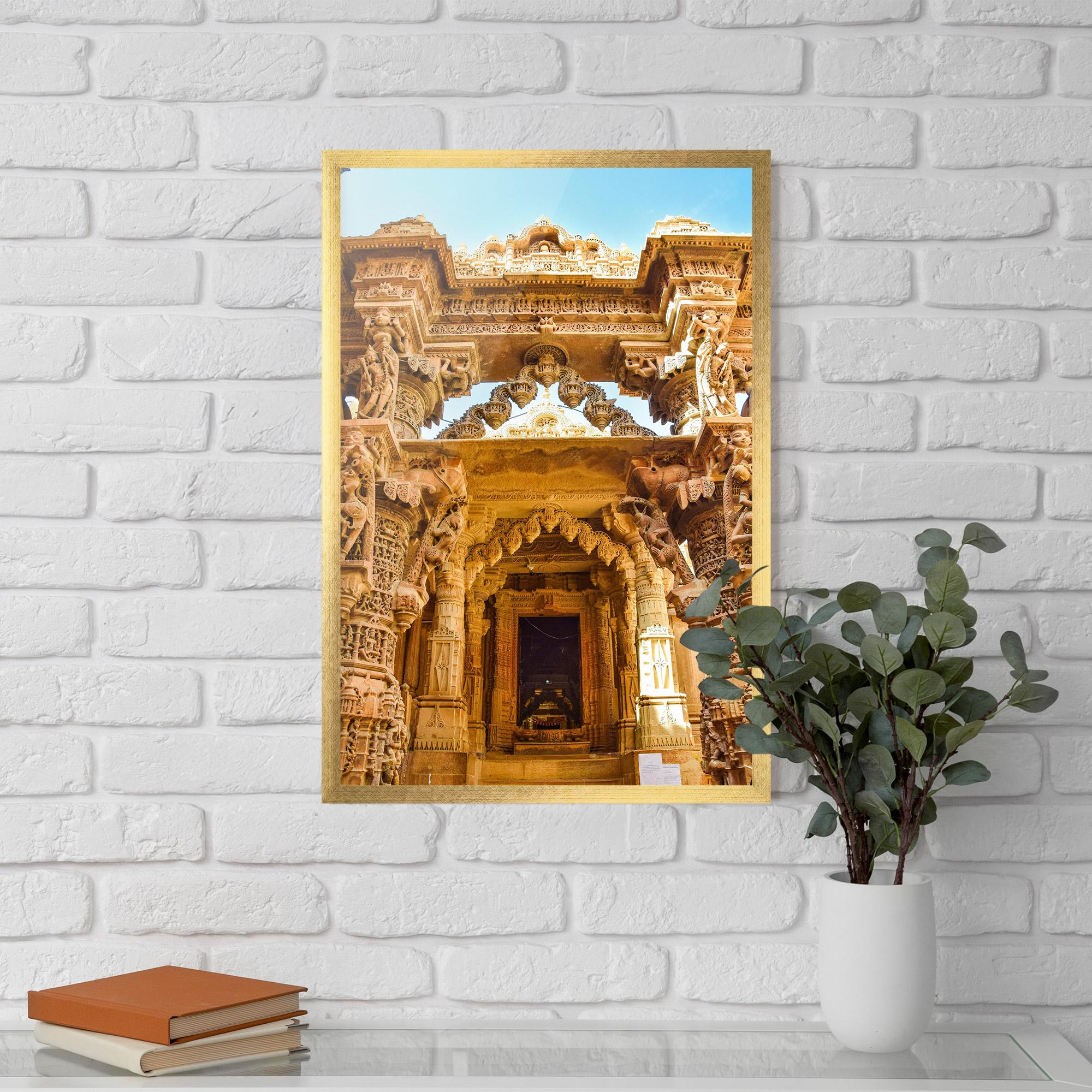 Poster Înrămat Temples Of Jaisalmer mockup 5