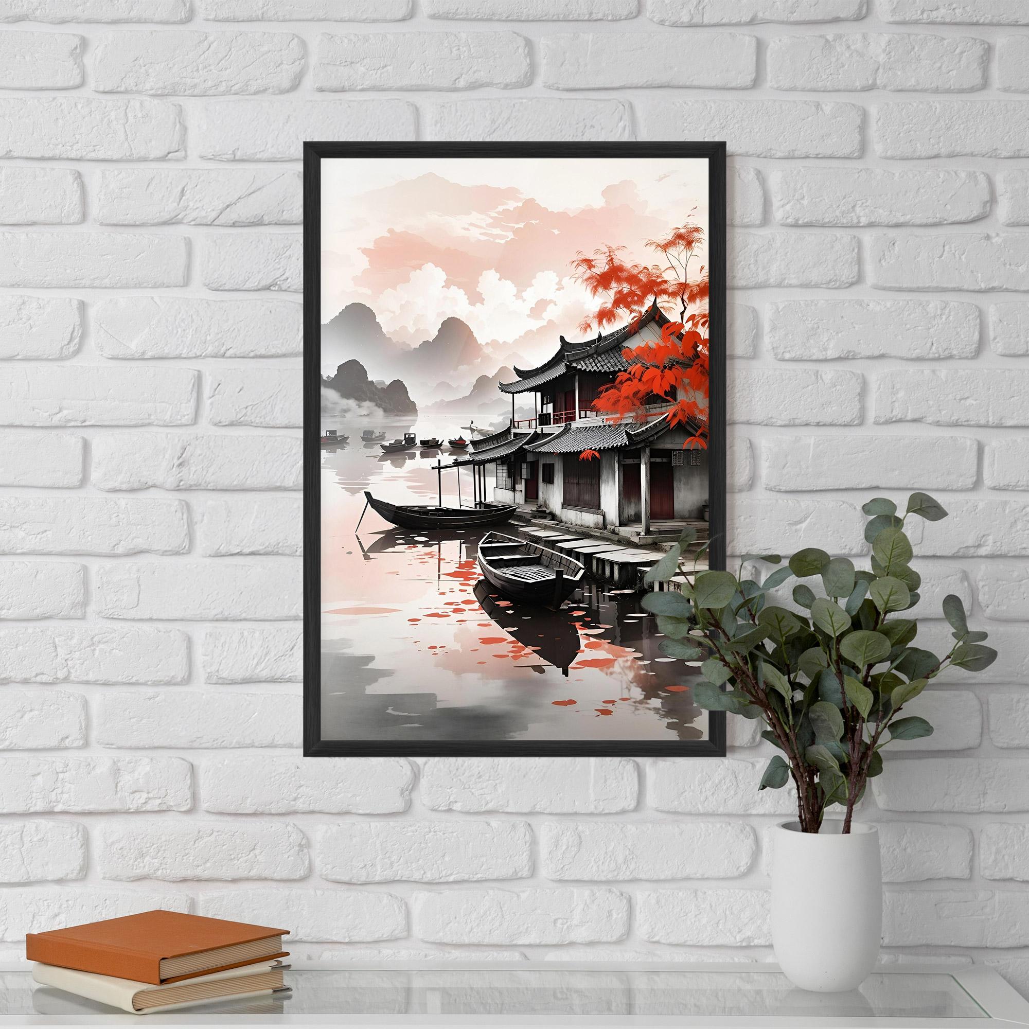 Poster Înrămat Architecture Reflections mockup 5