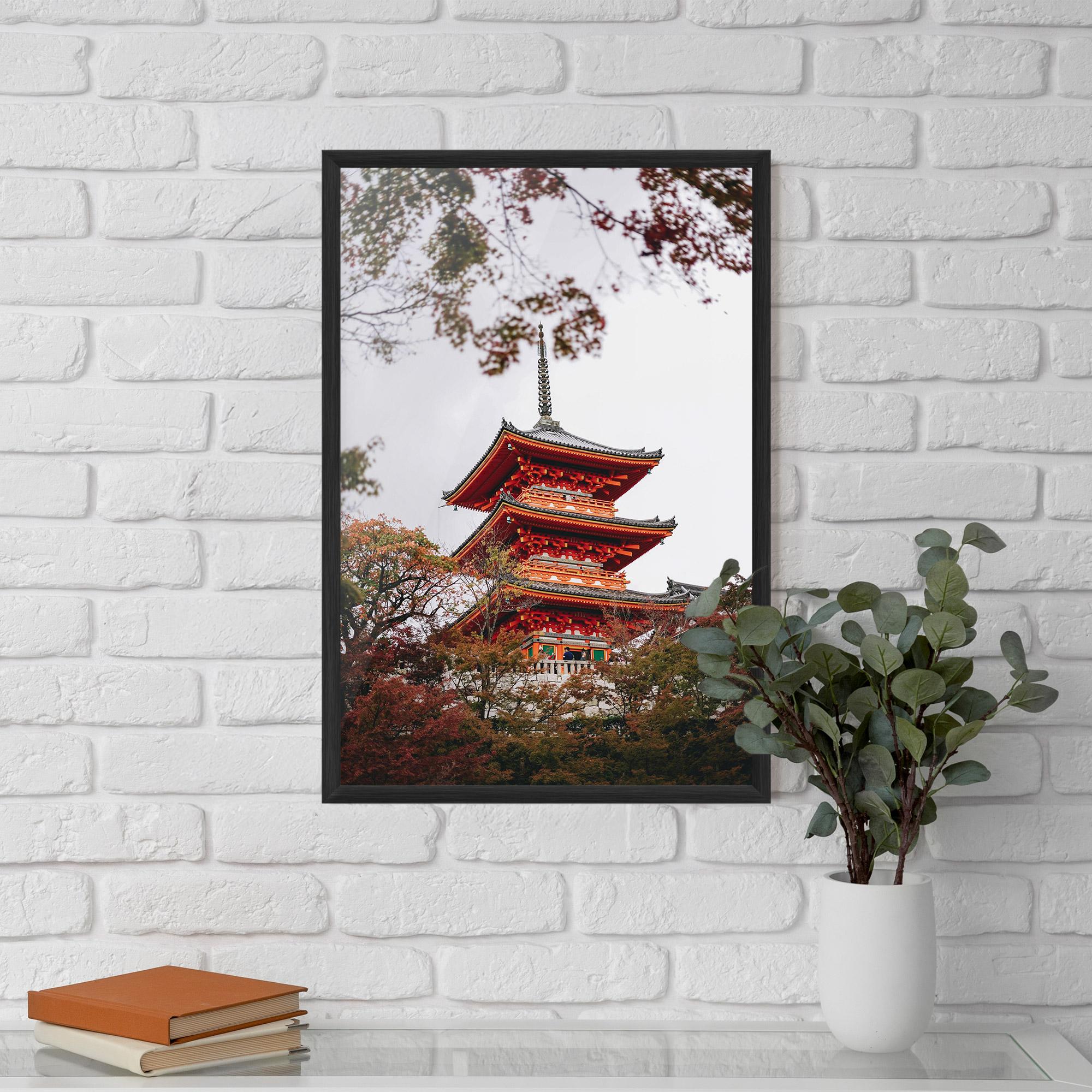 Poster Înrămat Kiyomizu Dera mockup 5