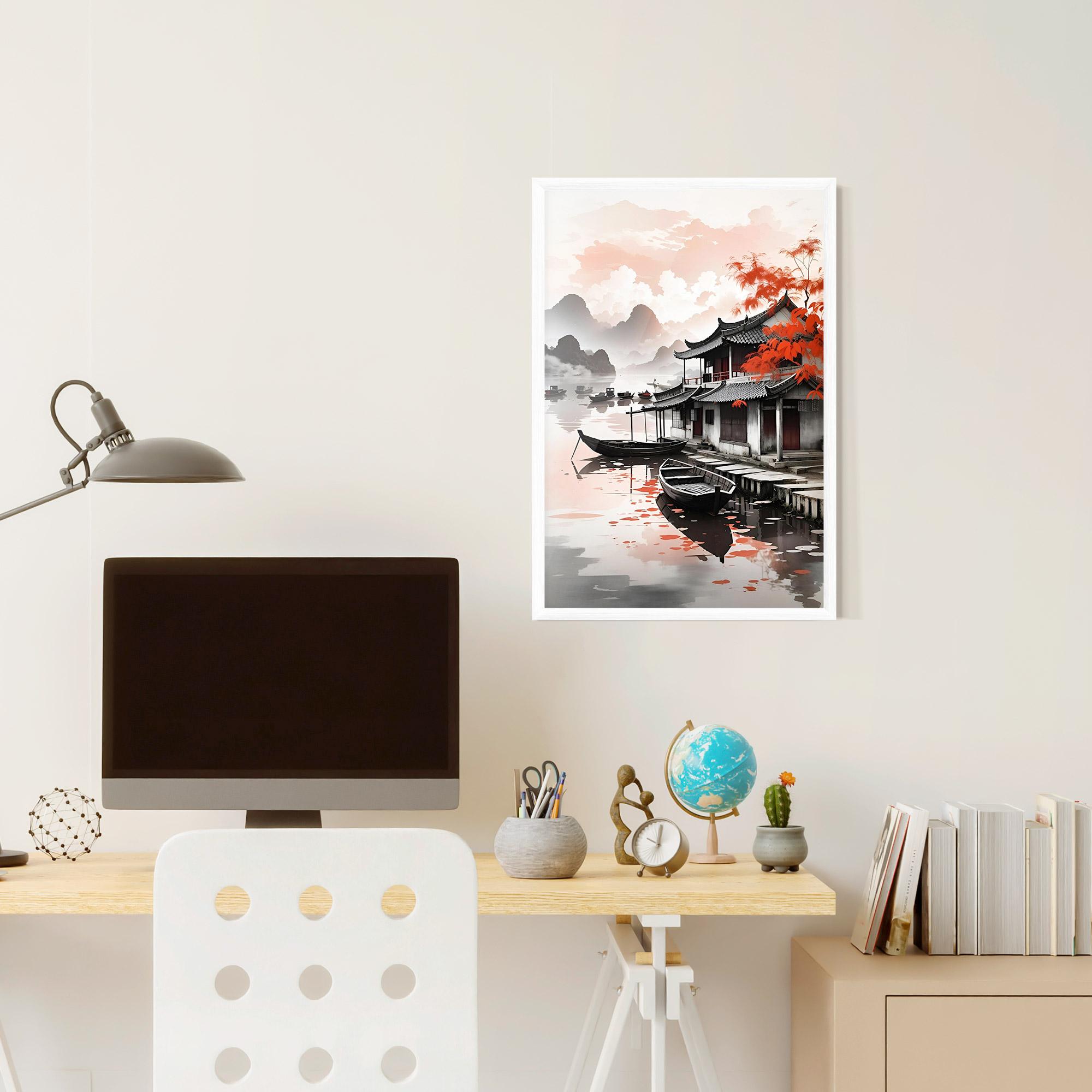 Poster Înrămat Architecture Reflections mockup 6