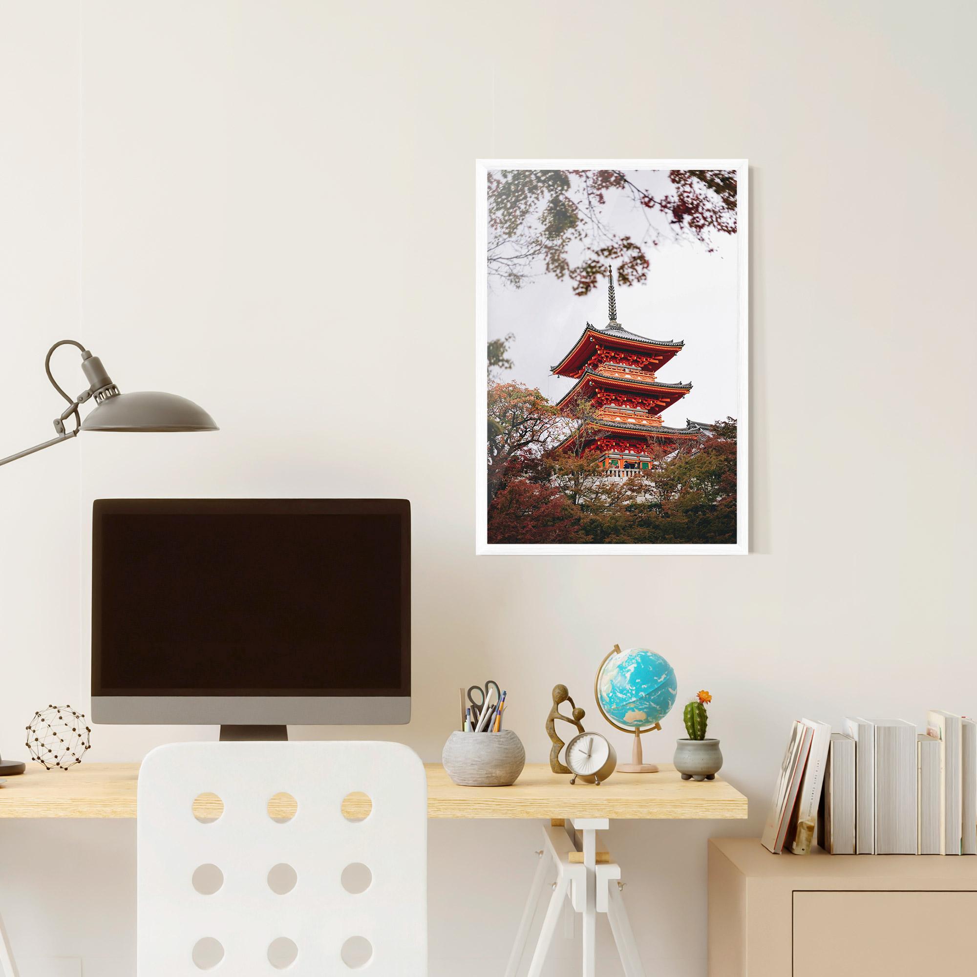 Poster Înrămat Kiyomizu Dera mockup 6
