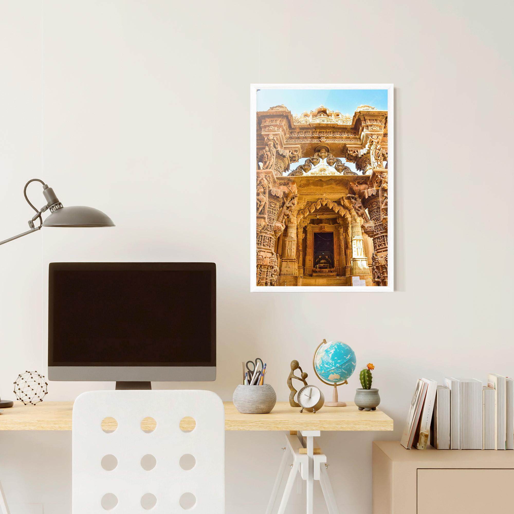 Poster Înrămat Temples Of Jaisalmer mockup 6
