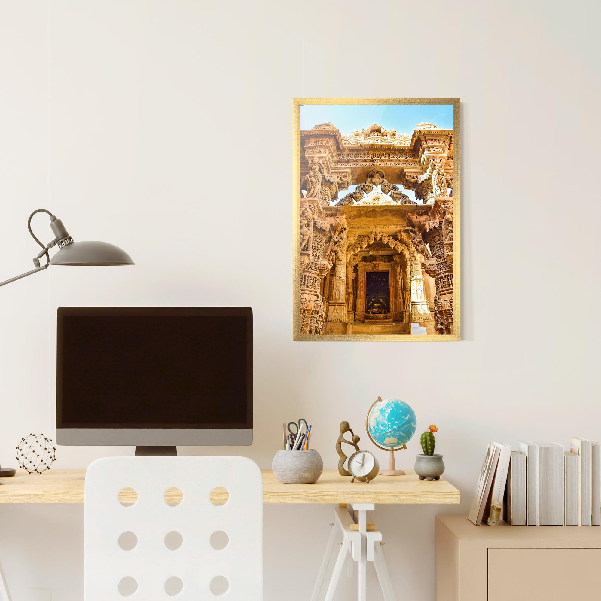 Poster Înrămat Temples Of Jaisalmer mockup 6