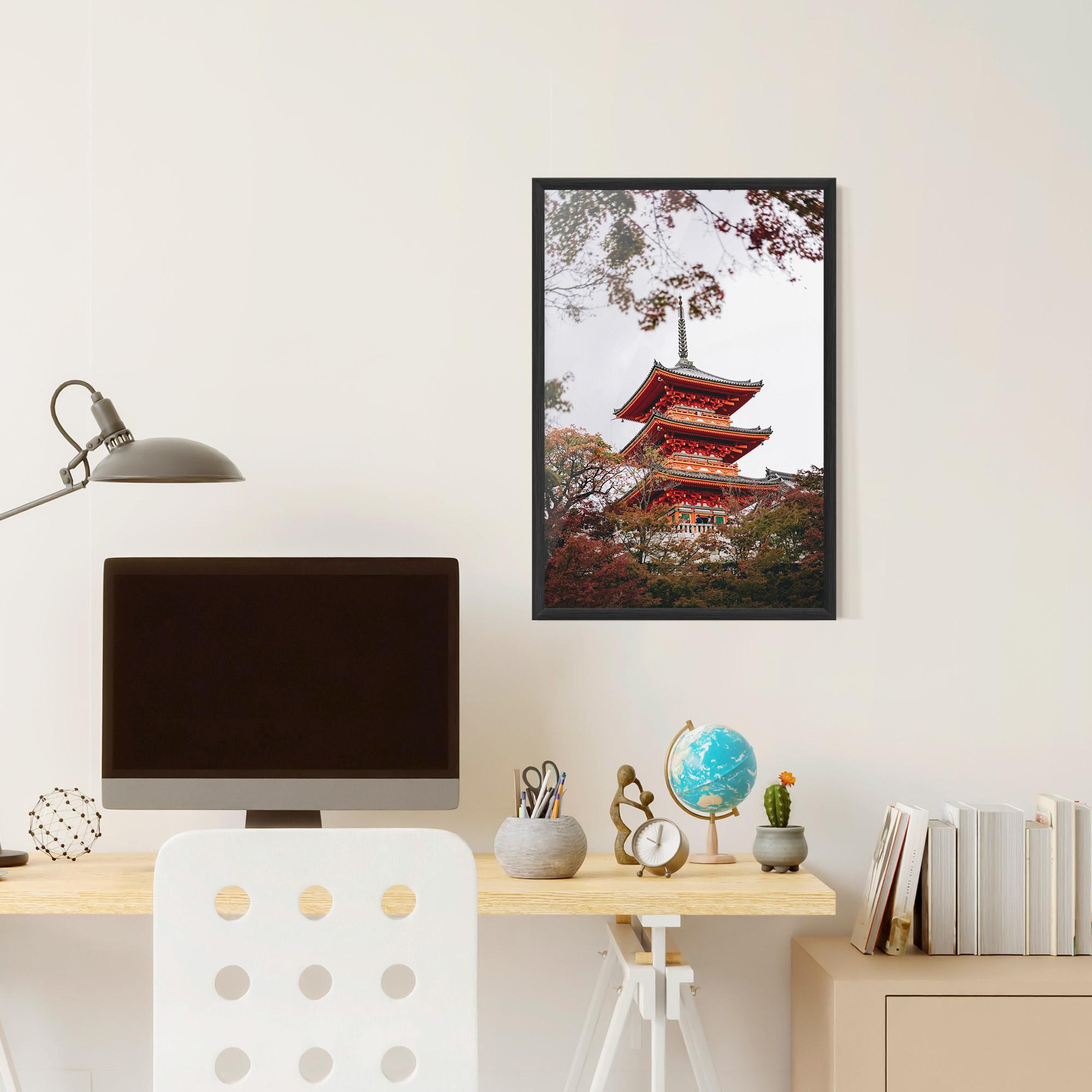 Poster Înrămat Kiyomizu Dera mockup 6