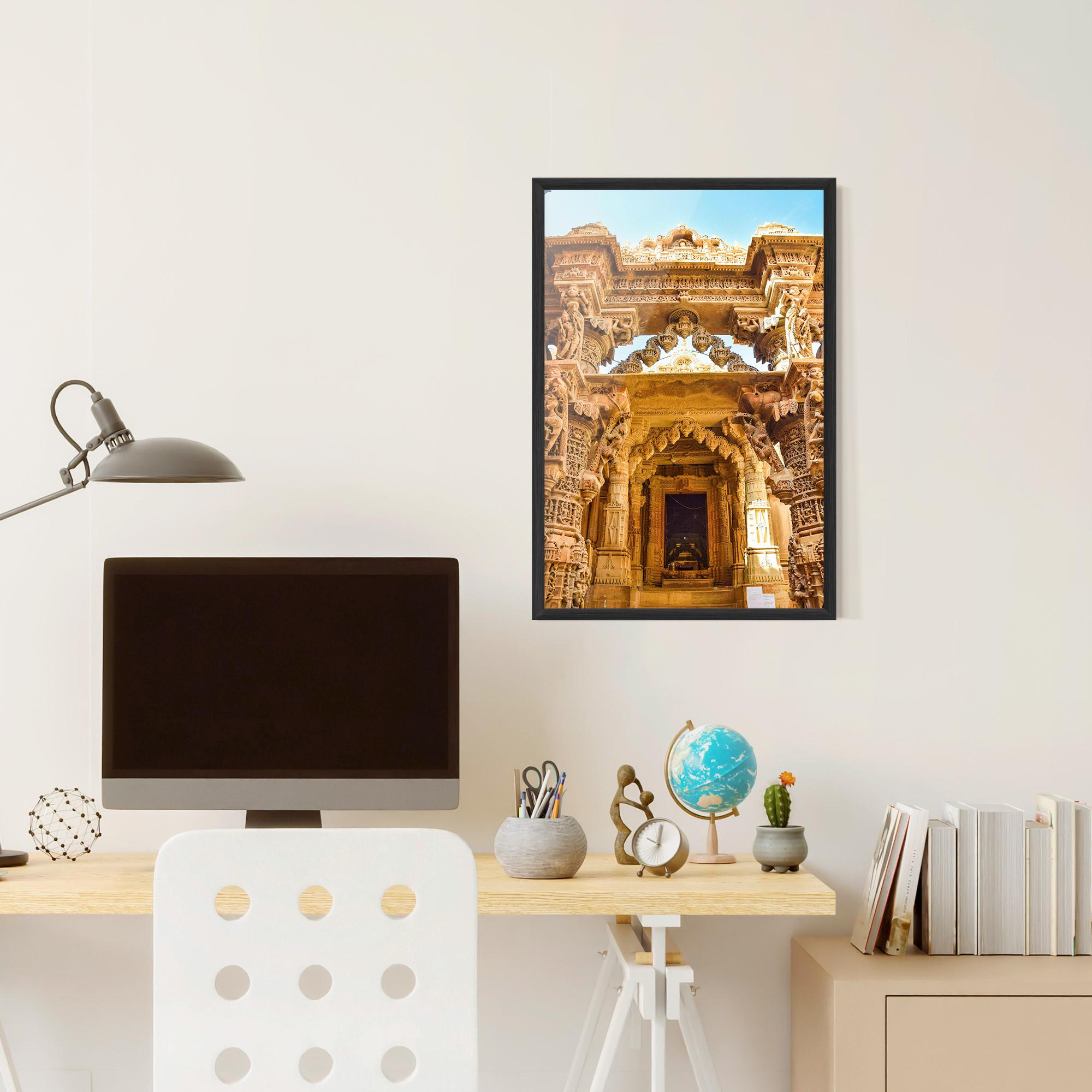 Poster Înrămat Temples Of Jaisalmer mockup 6