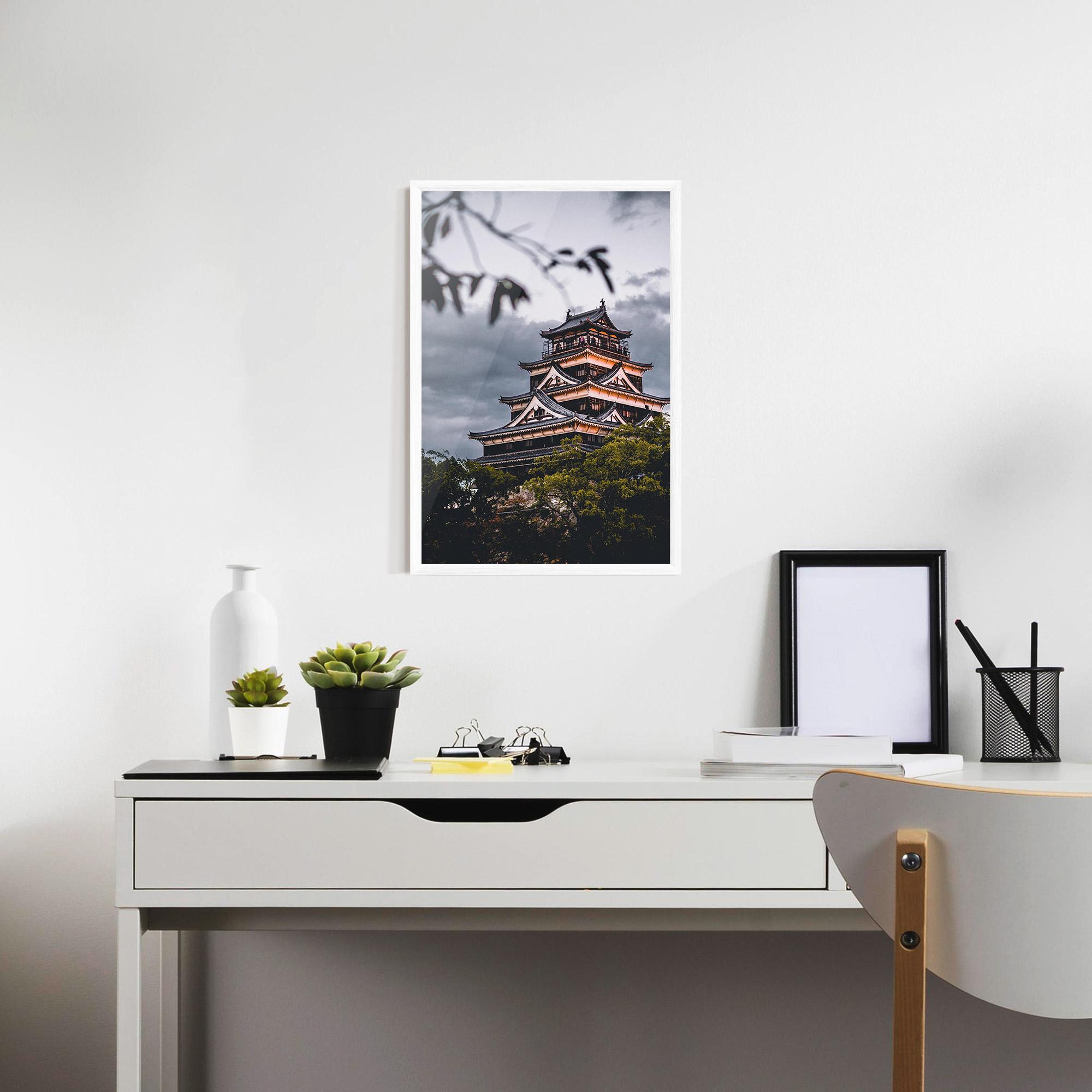 Poster Înrămat Hiroshima Castle mockup 7