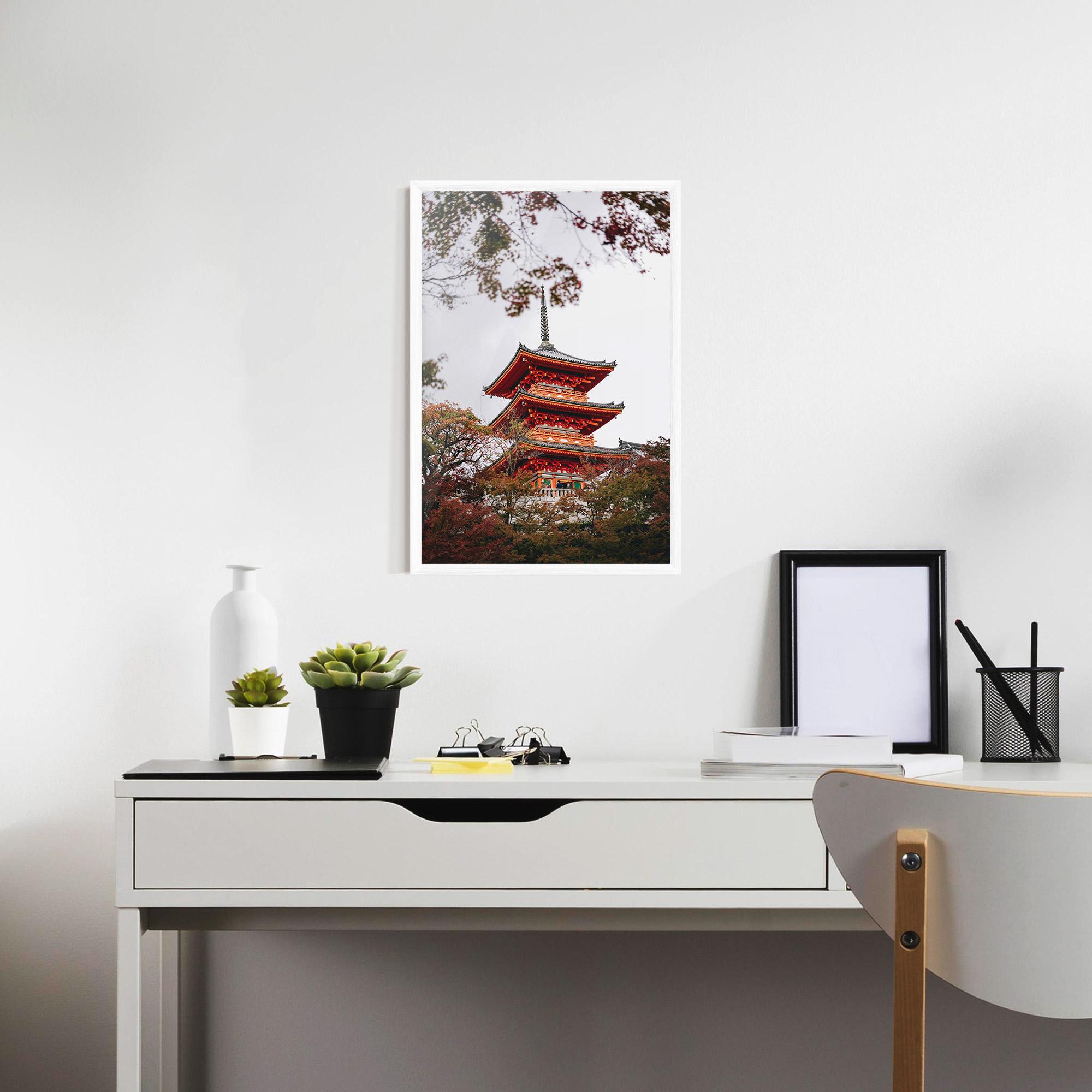 Poster Înrămat Kiyomizu Dera mockup 7