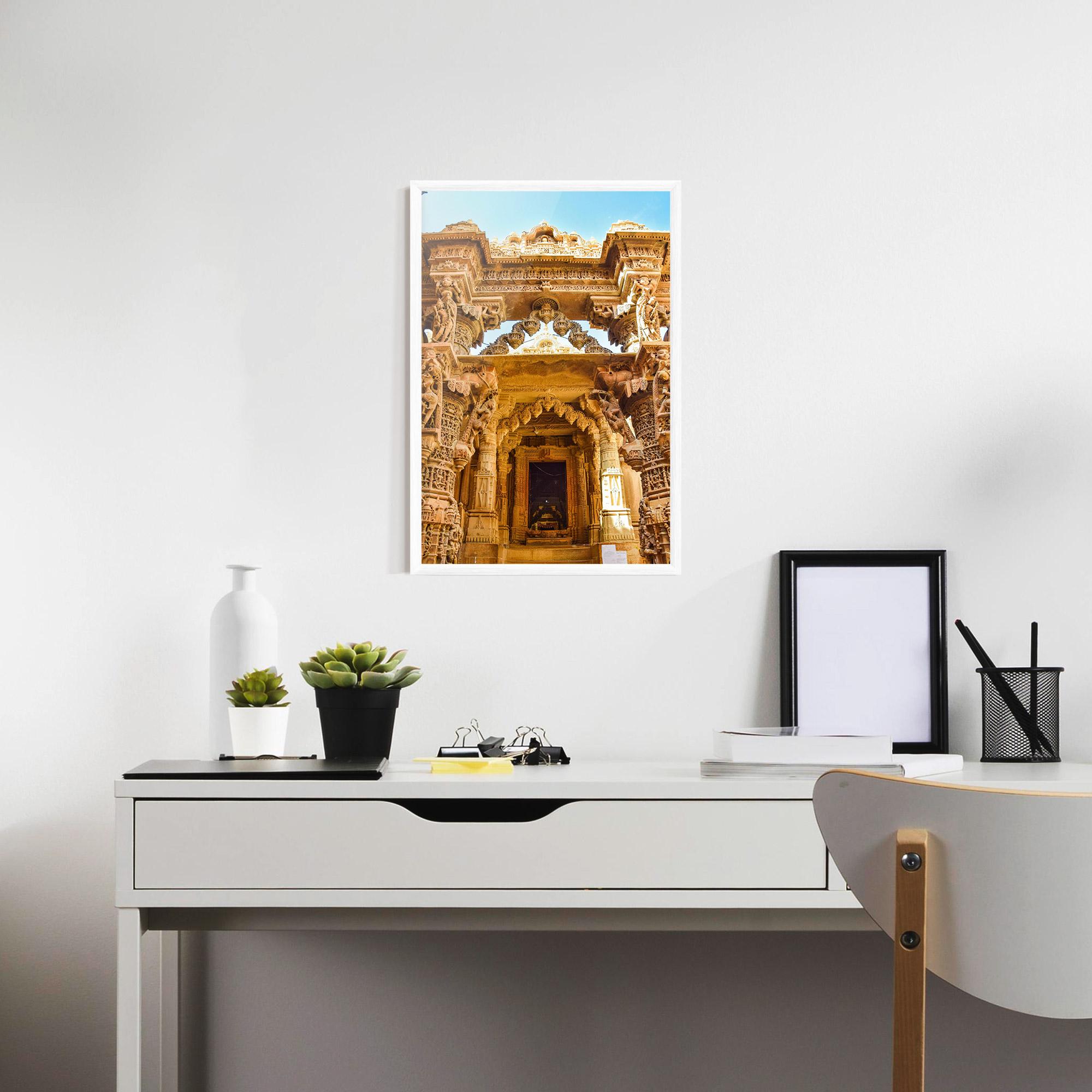 Poster Înrămat Temples Of Jaisalmer mockup 7