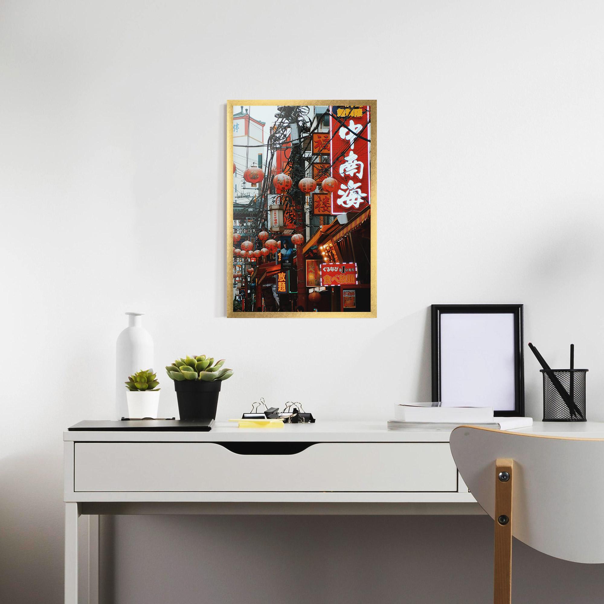 Poster Înrămat Chinatown mockup 7