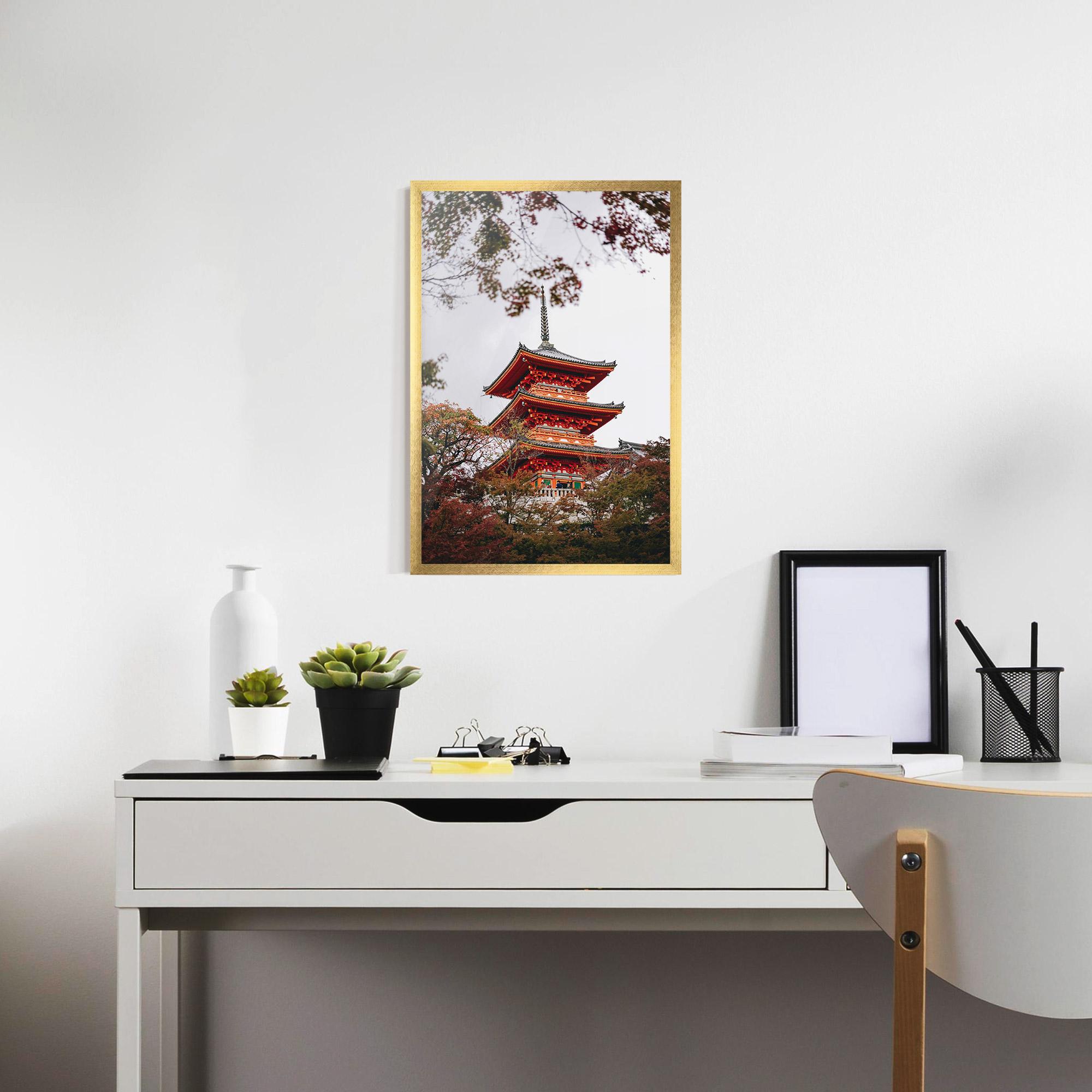 Poster Înrămat Kiyomizu Dera mockup 7